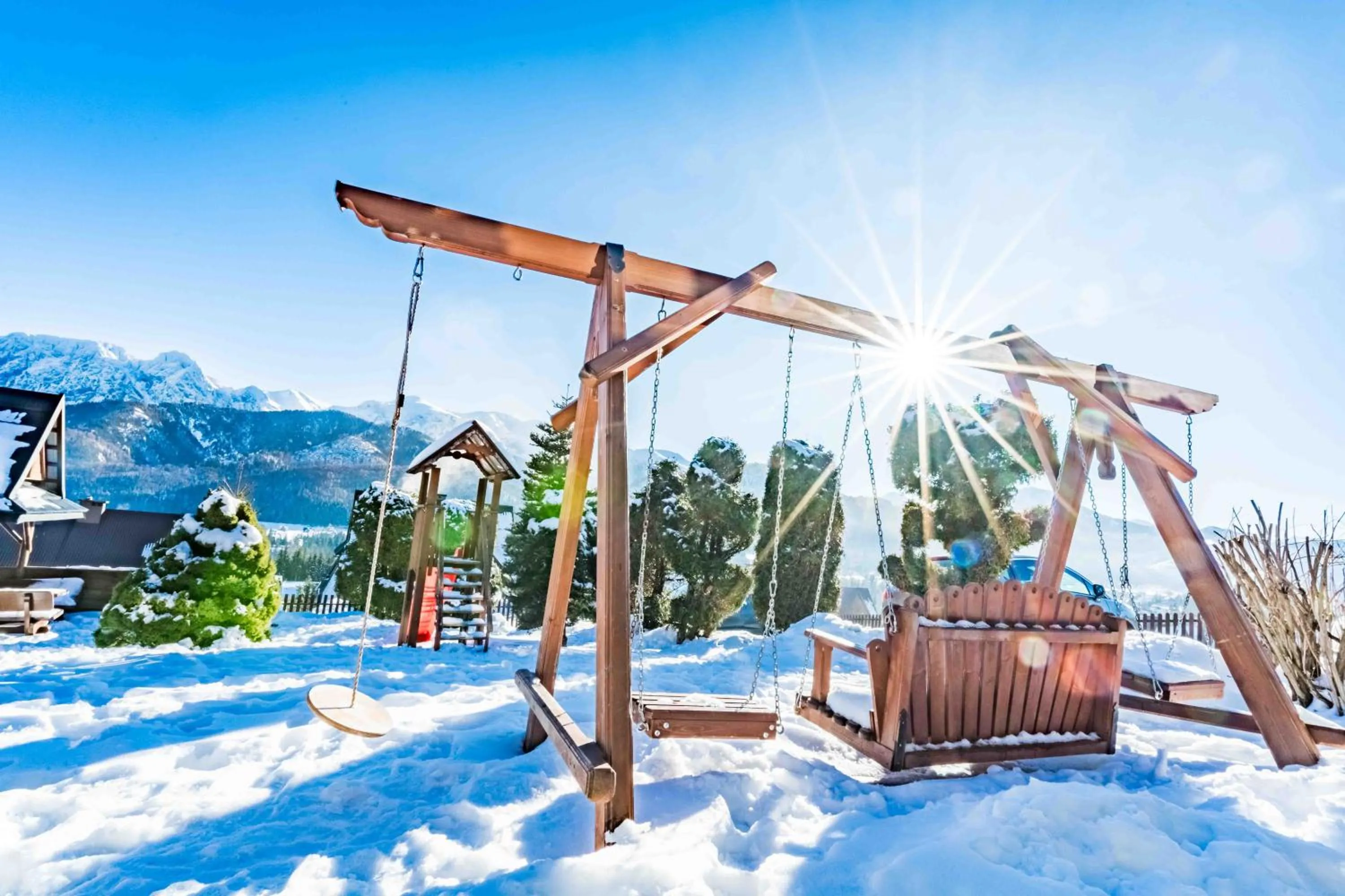 Mountain view in Górski Pałacyk Kompleks obiektów