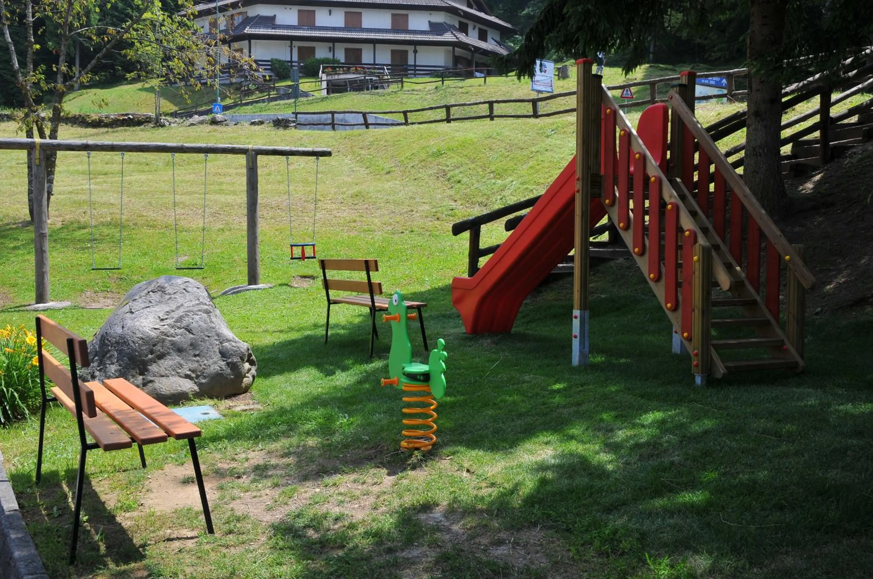 Children play ground in Albergo Legazzuolo Montecampione