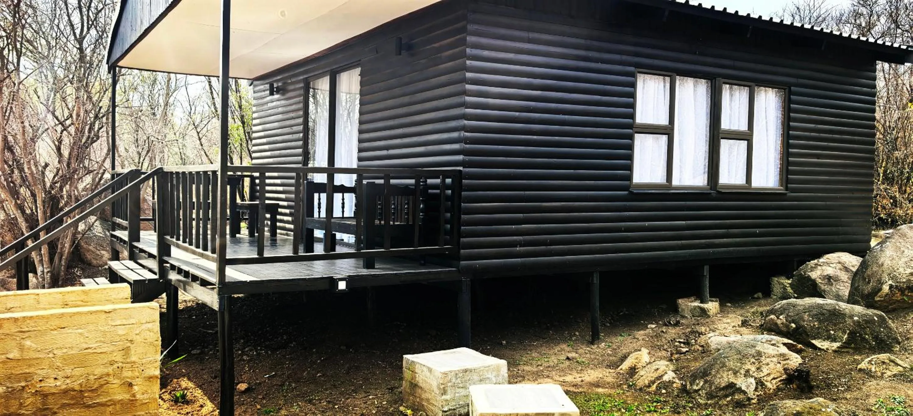 Patio in River Rock Lodge