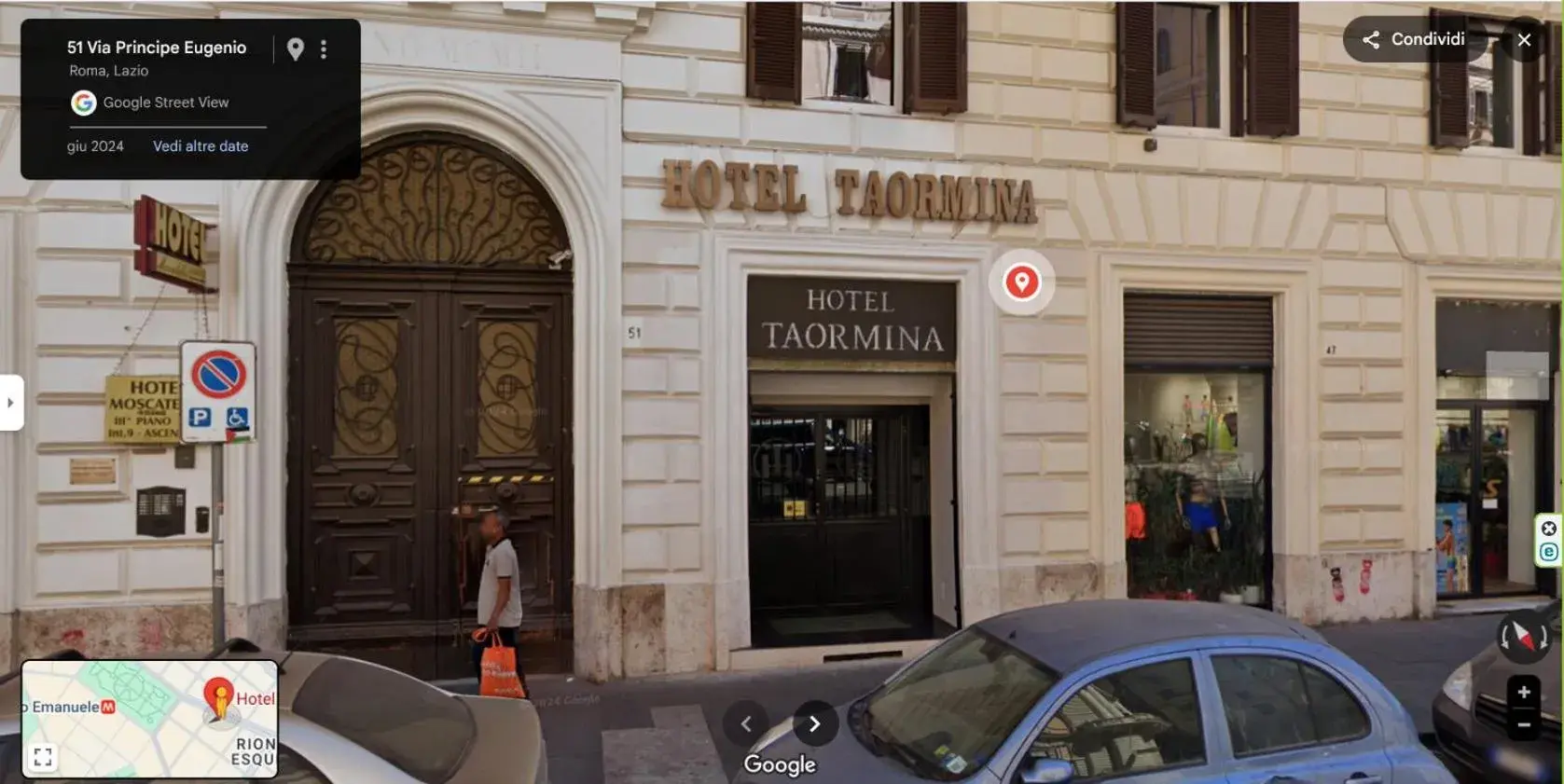 Property building in Hotel Taormina Property building in Hotel Taormina