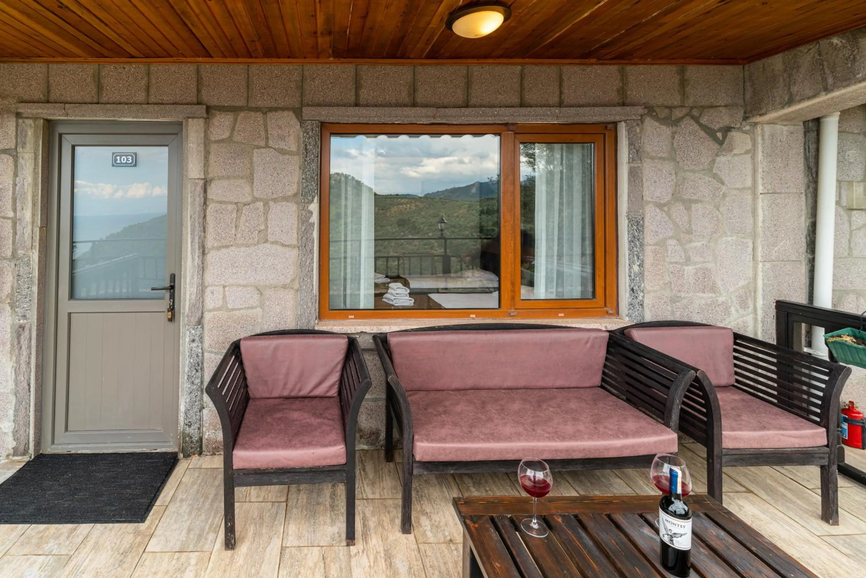 Balcony/Terrace in Assos Kartal Yuvasi Hotel