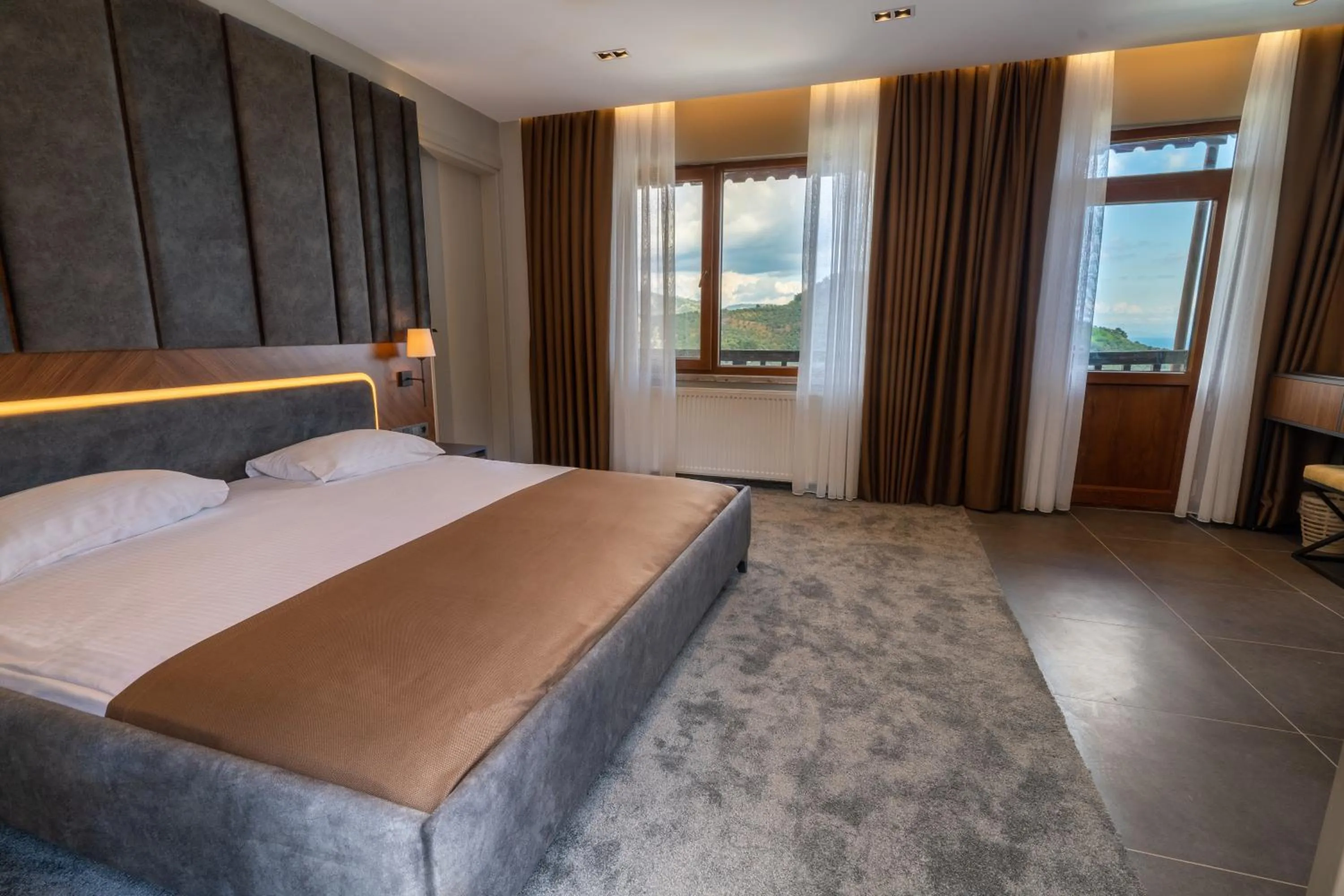 Floor plan, Bed in Assos Kartal Yuvasi Hotel