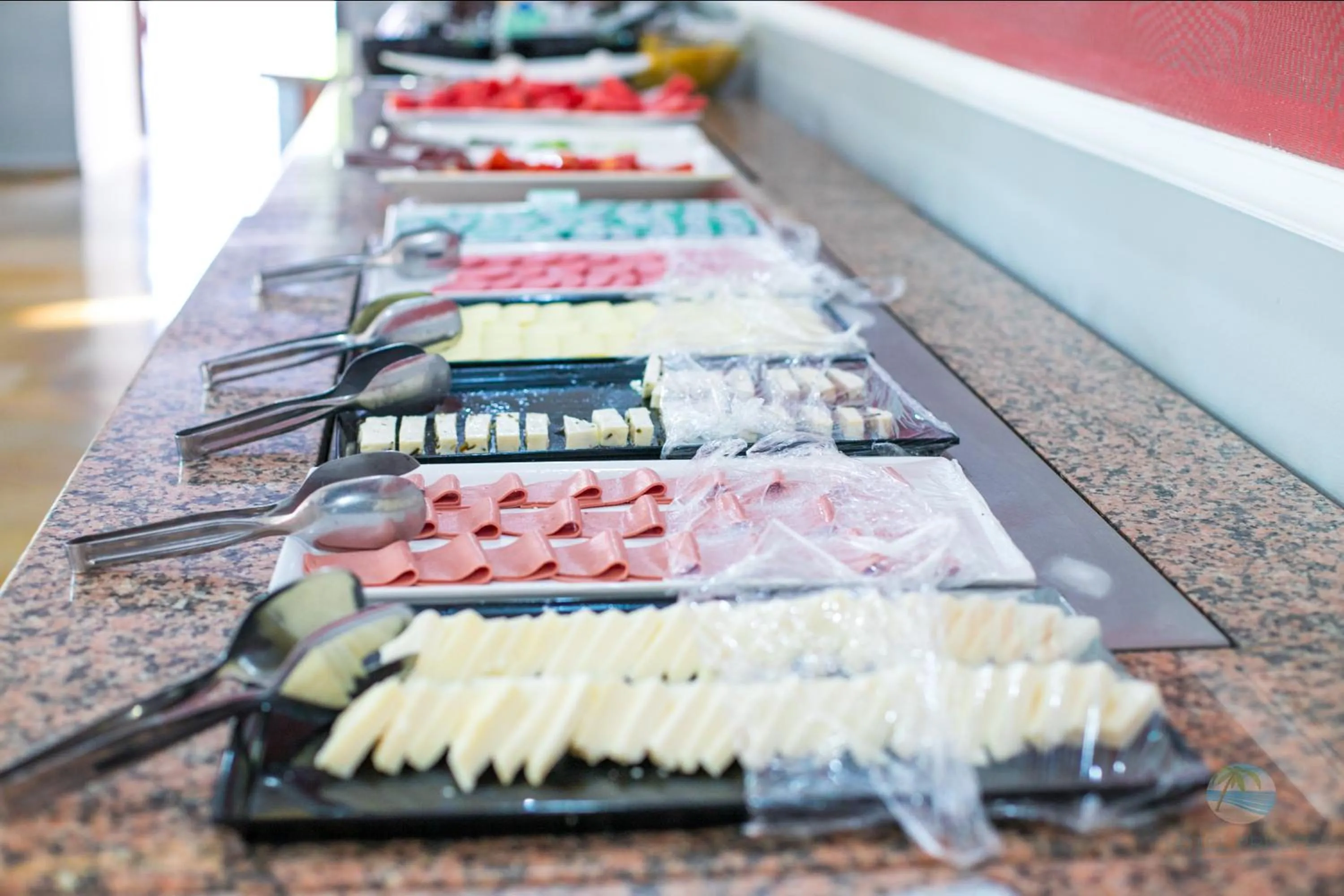 Buffet breakfast in Private Hotel