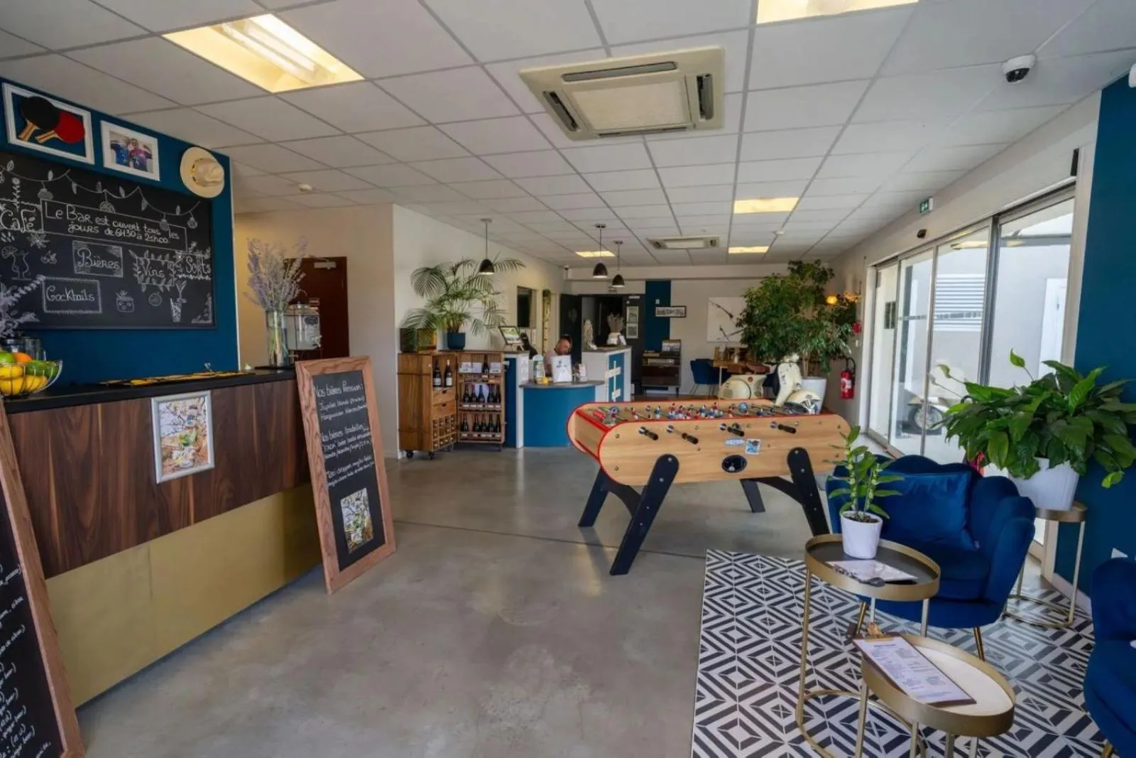 Lobby or reception in Hotel Caiman