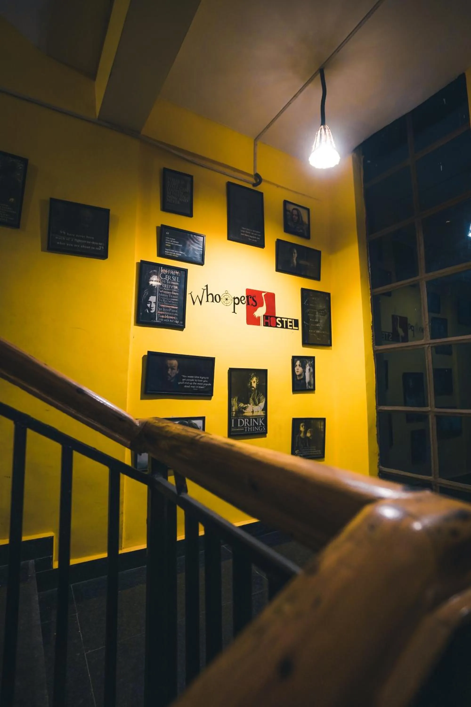 Lobby or reception in Whoopers Hostel Kasol