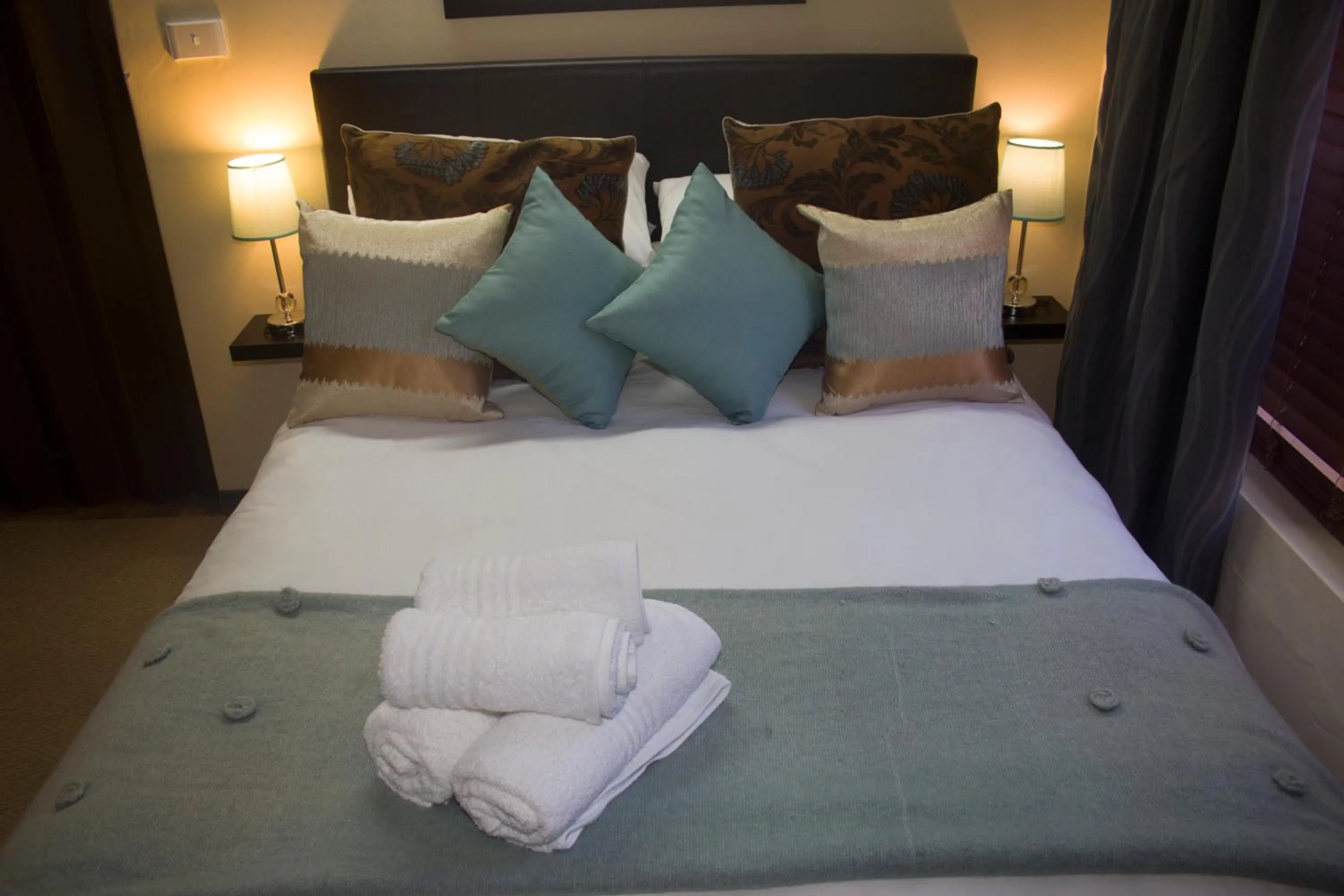 Bed in Echo Garden Guesthouse