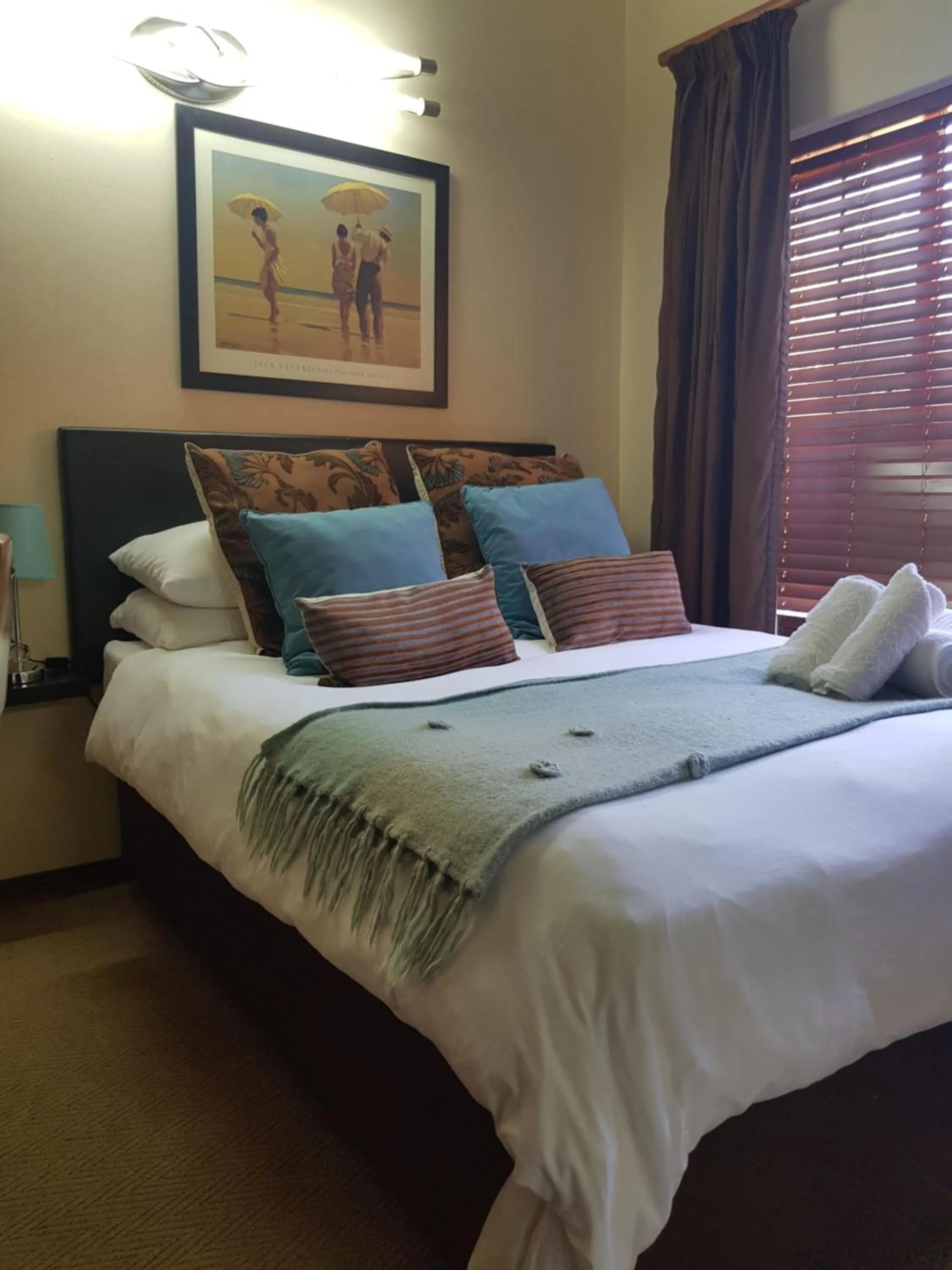 Bed in Echo Garden Guesthouse