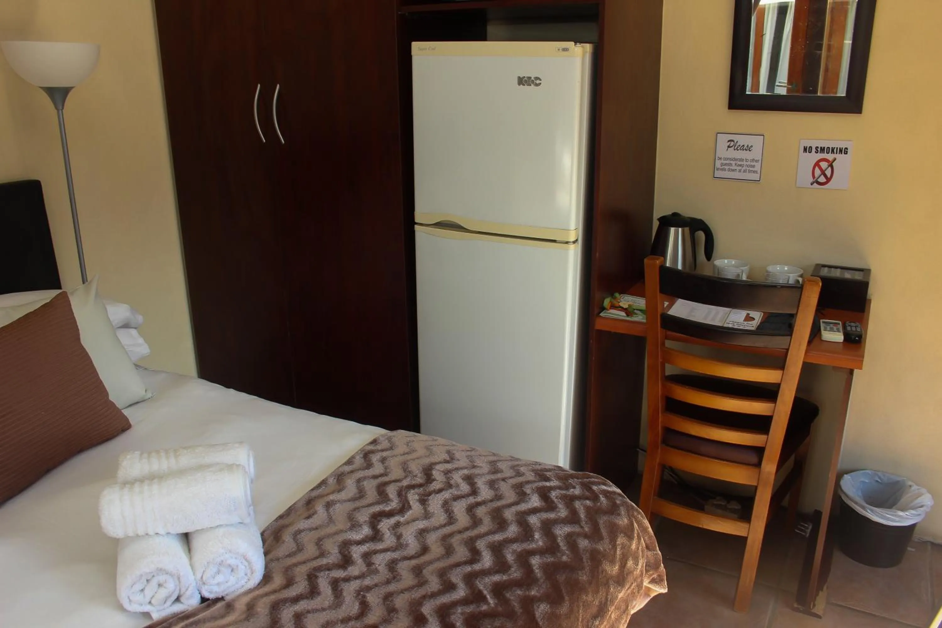 Bed in Echo Garden Guesthouse