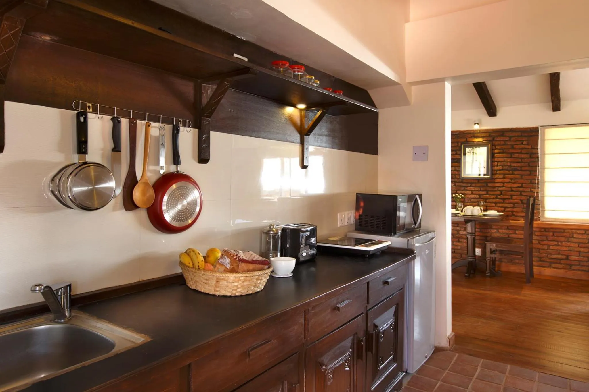 Kitchen or kitchenette in Hotel Patan House