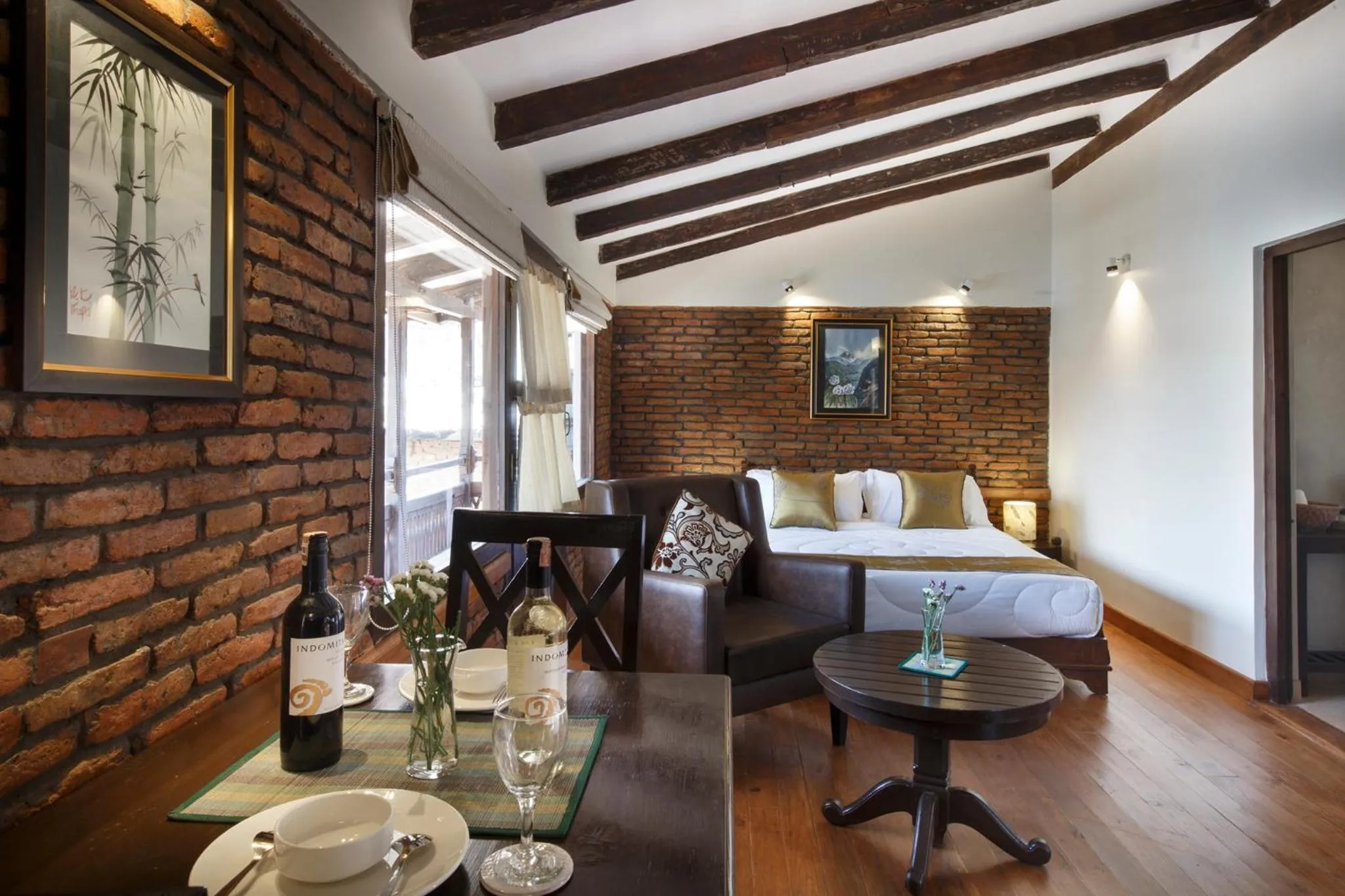 Living room in Hotel Patan House