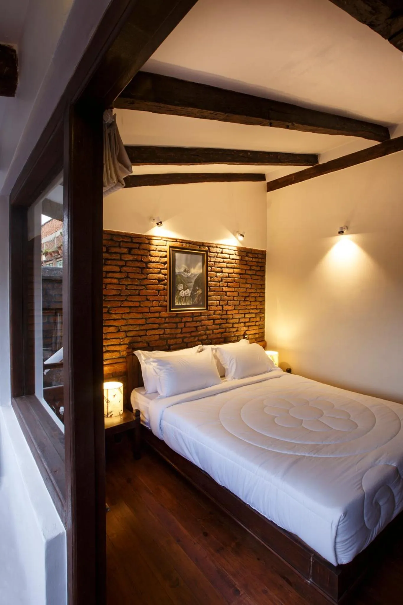 Bedroom, Bed in Hotel Patan House