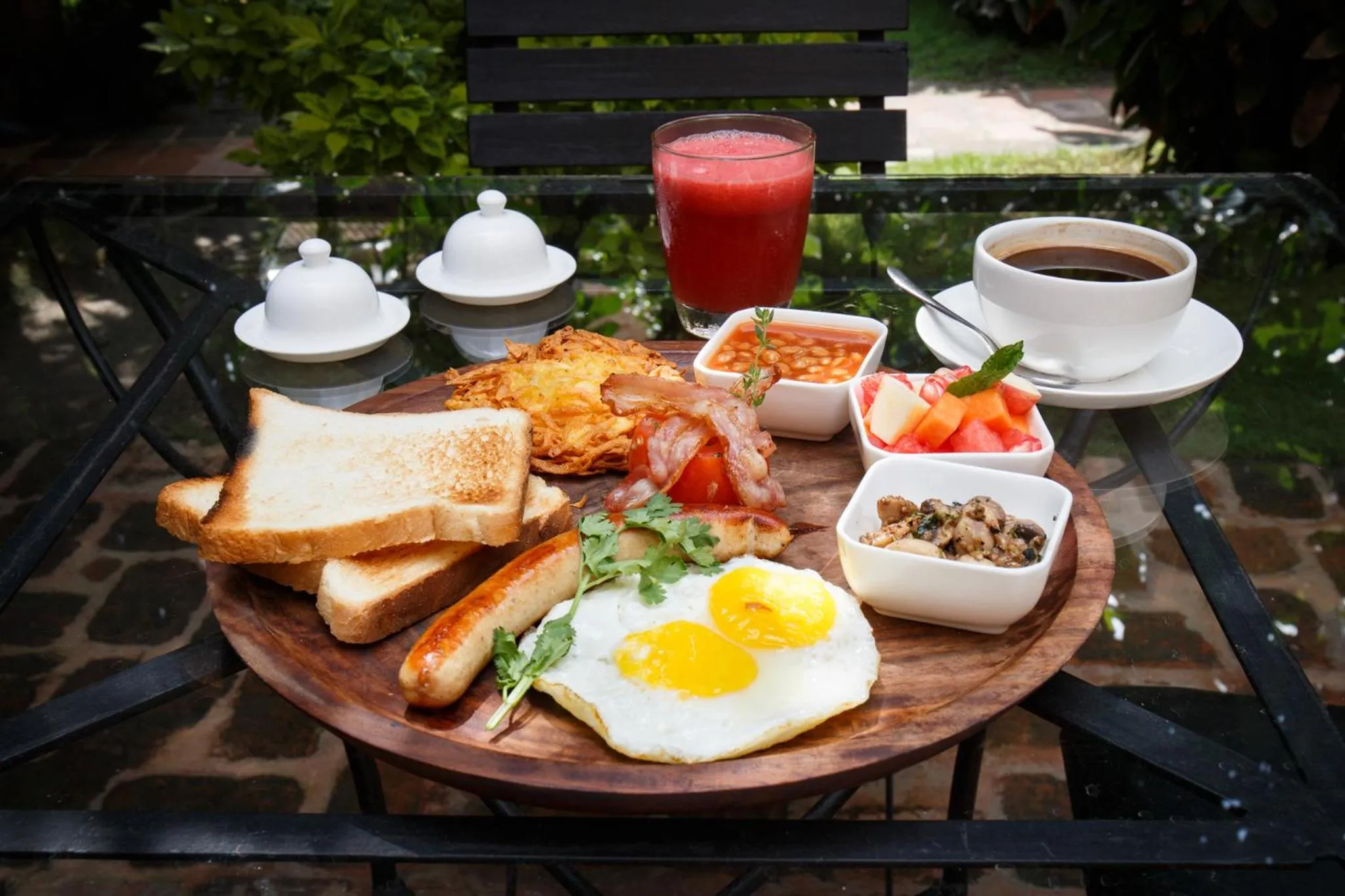 Breakfast in Hotel Patan House