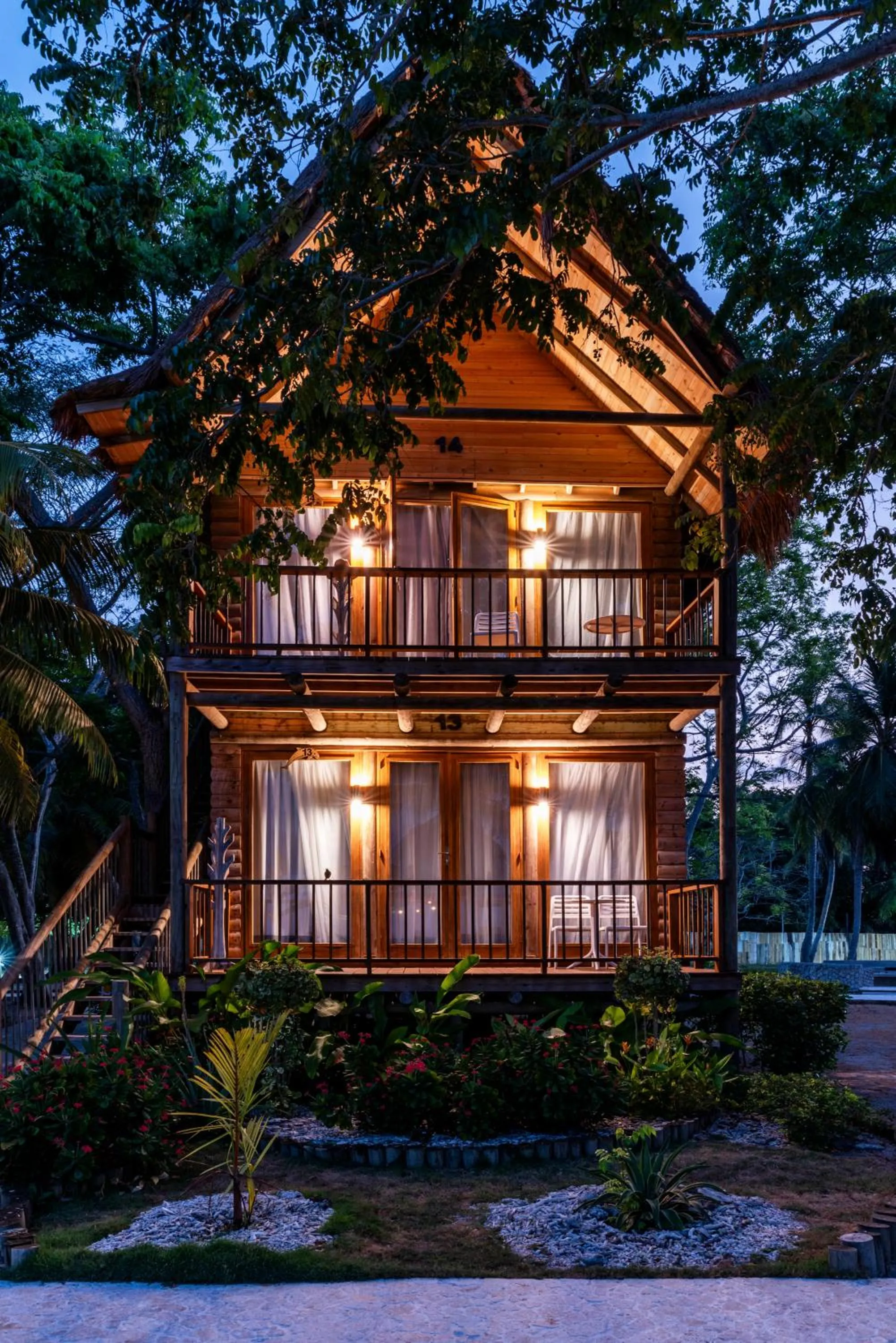 Garden view in Hotel Isla del Encanto