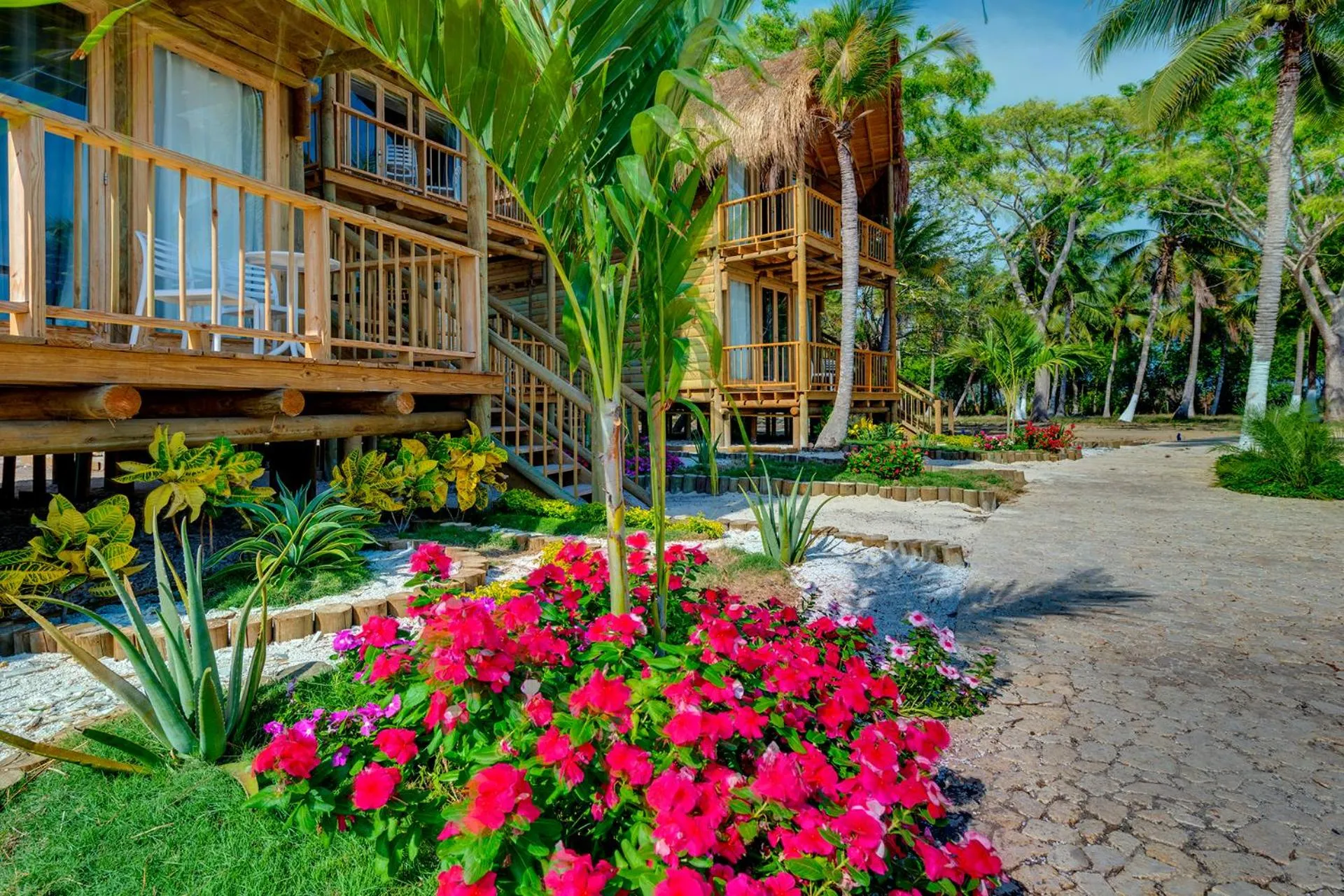 Garden view in Hotel Isla del Encanto