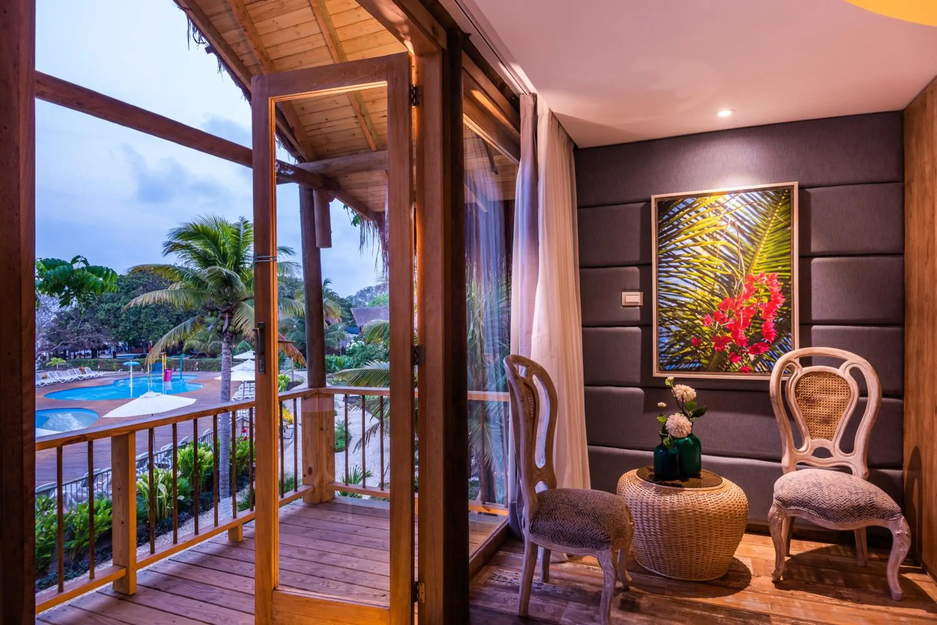 Garden view in Hotel Isla del Encanto Garden view in Hotel Isla del Encanto