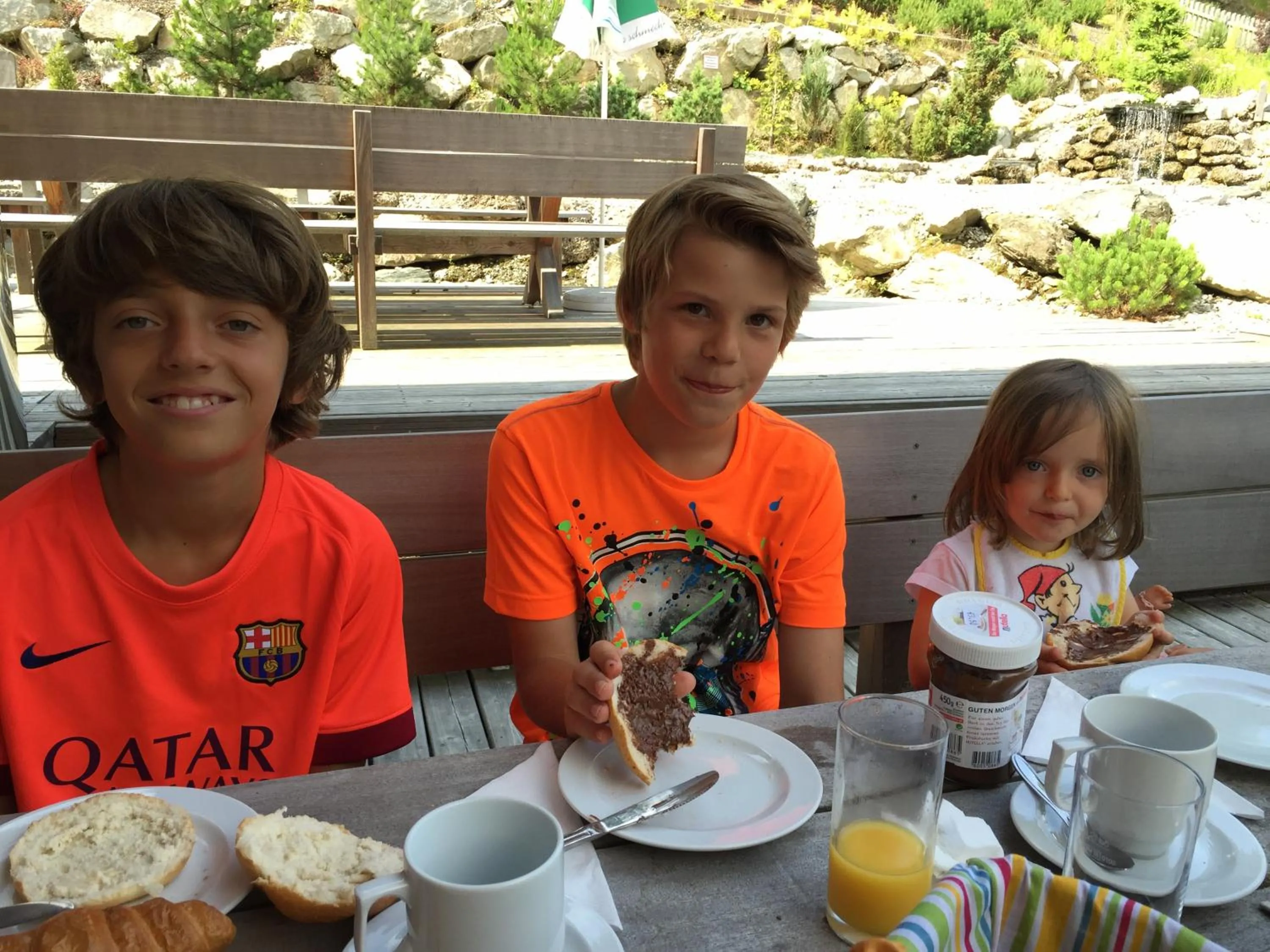 Breakfast in Hüttendorf Schladming