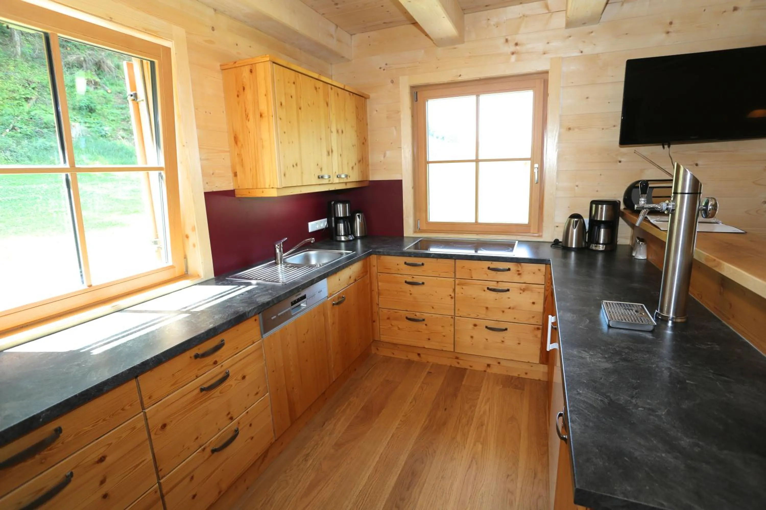 Kitchen or kitchenette in Hüttendorf Schladming