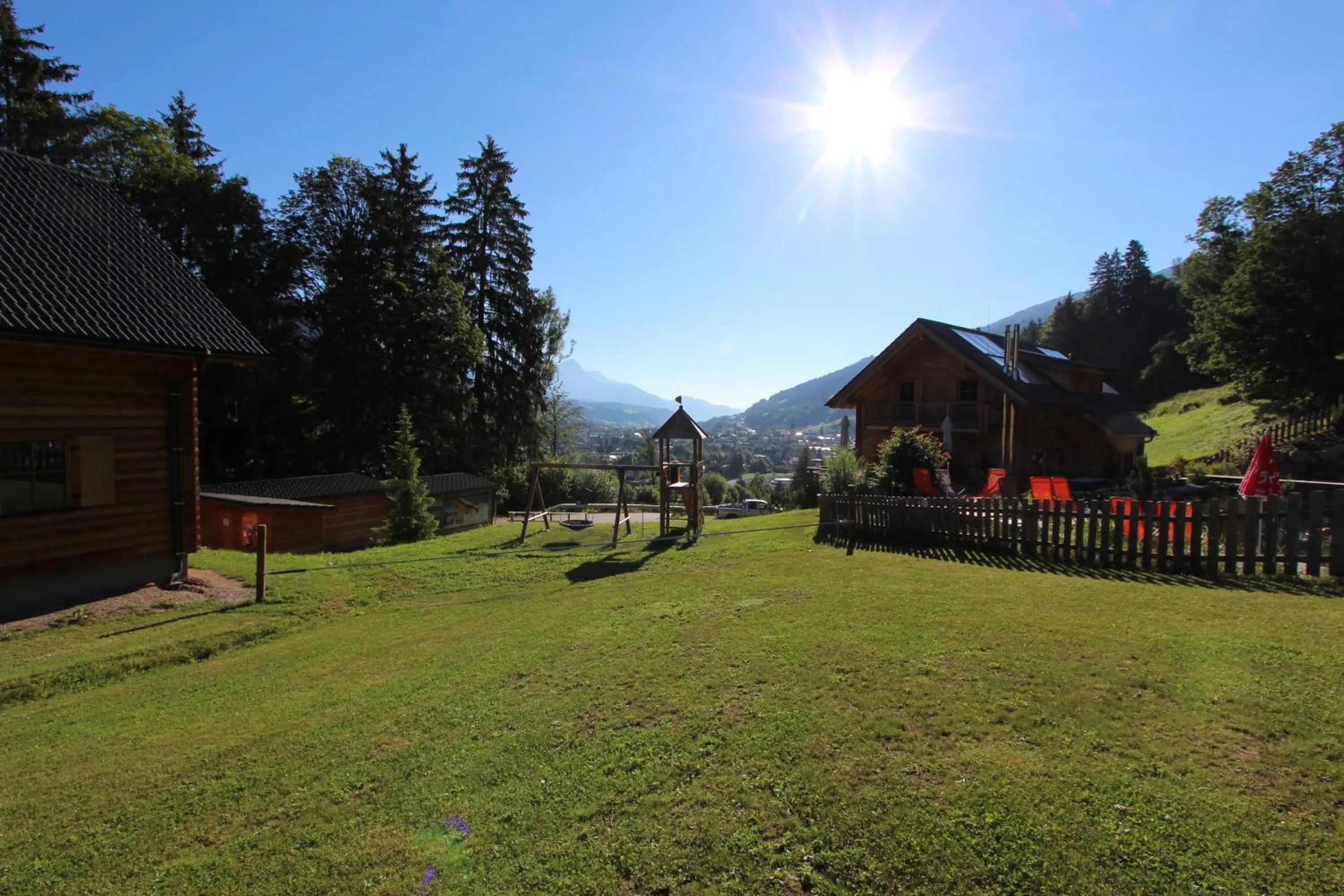 Children play ground in Hüttendorf Schladming