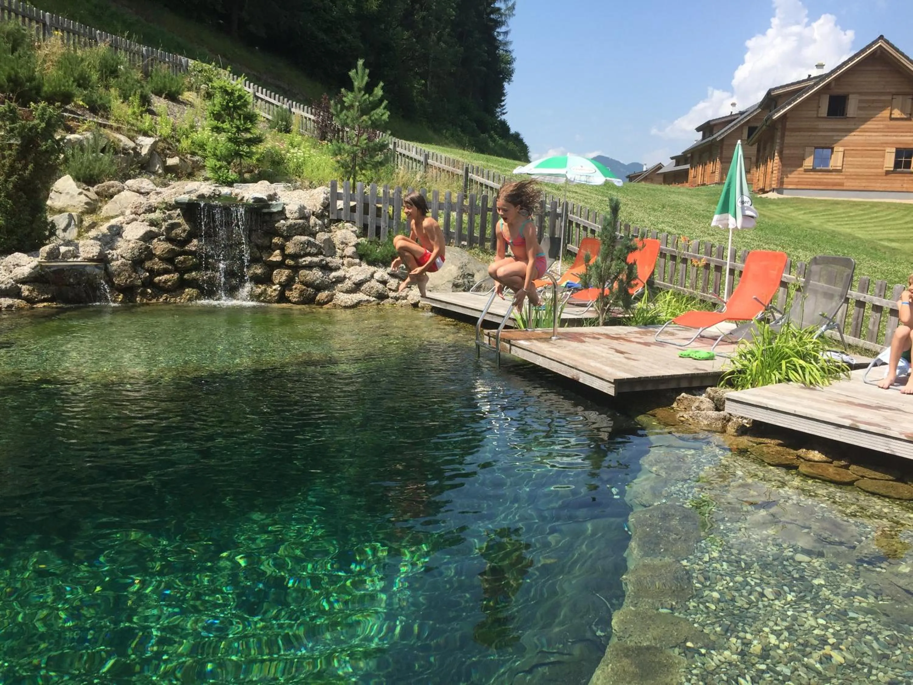 Swimming pool in Hüttendorf Schladming