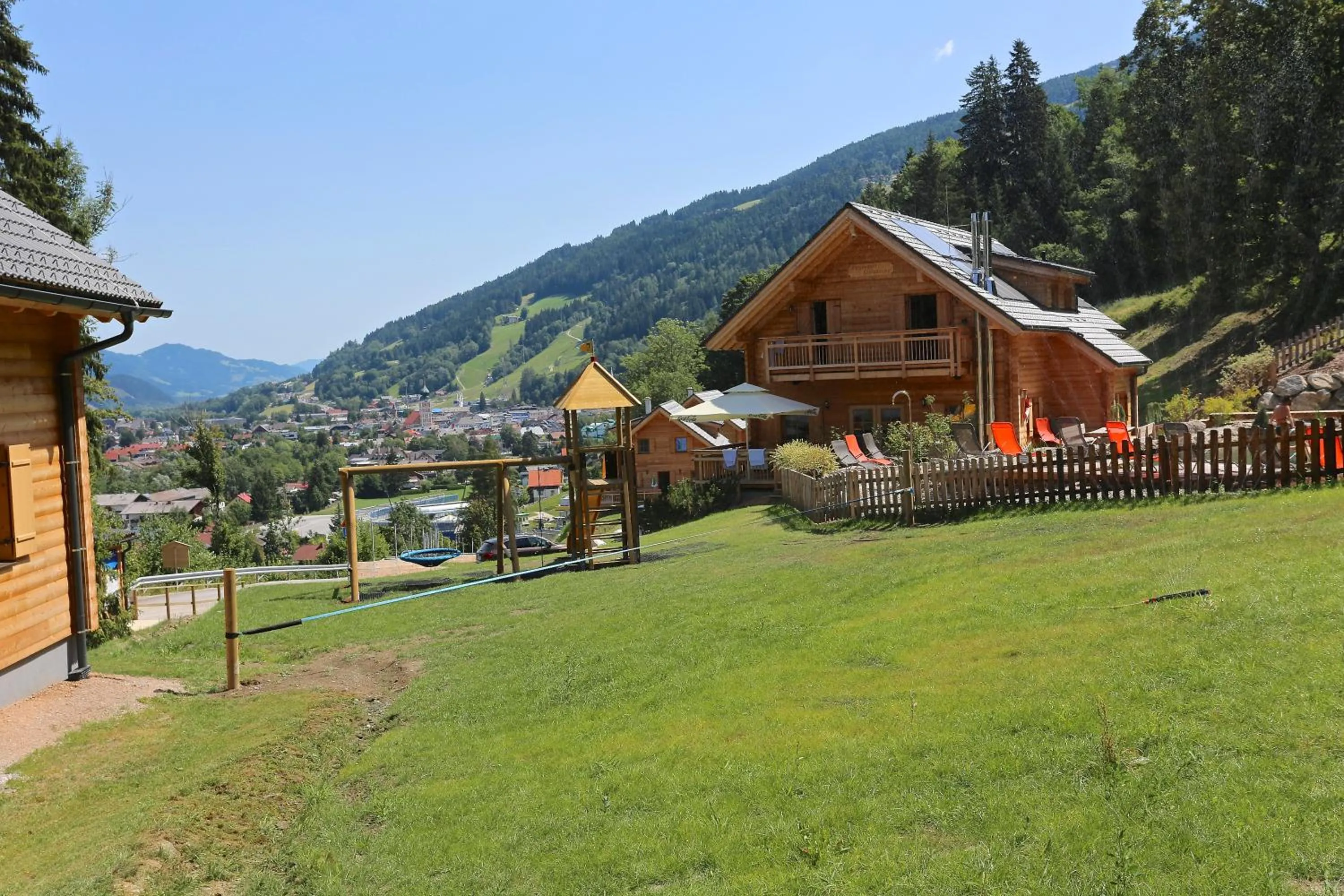 Children play ground in Hüttendorf Schladming