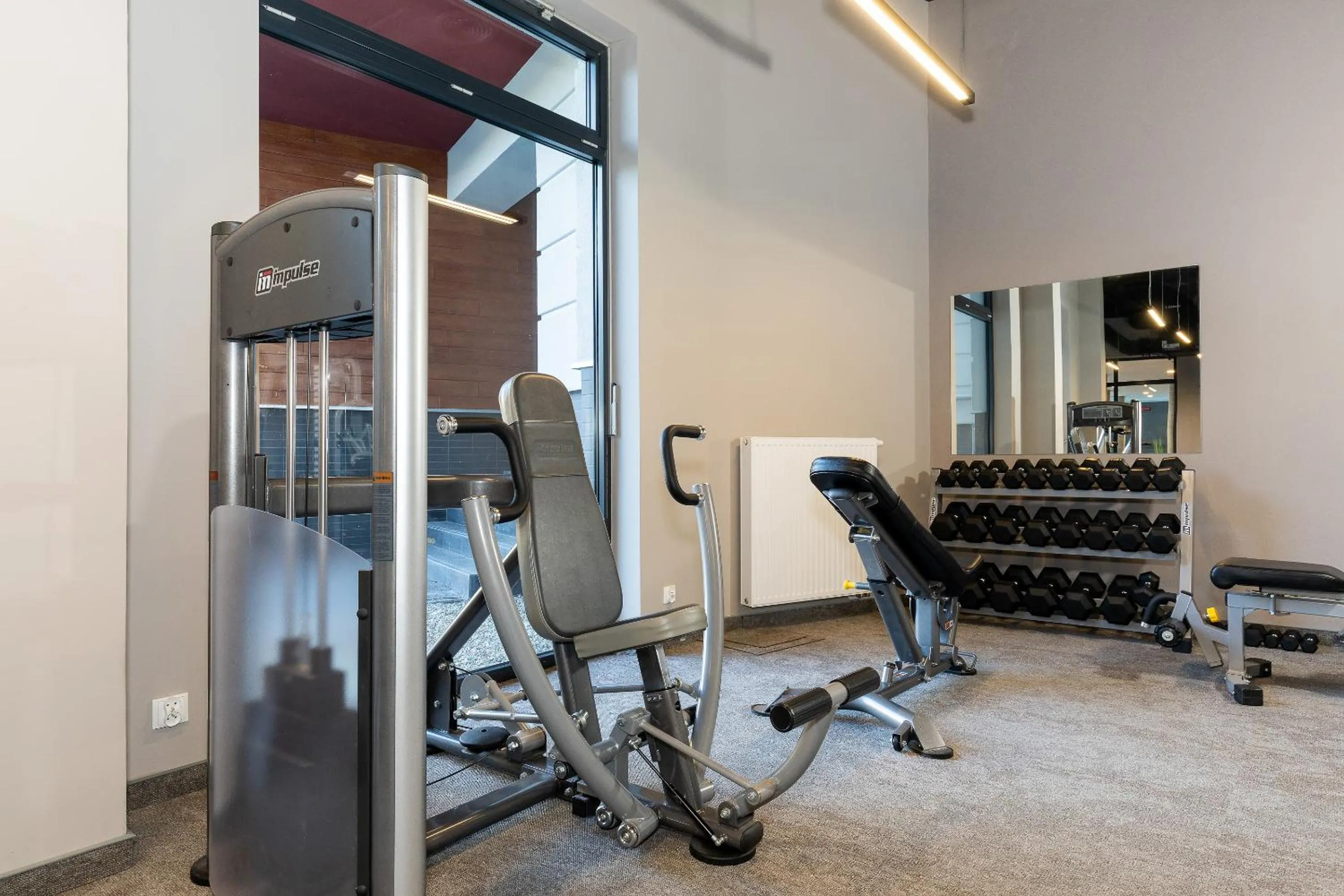 Fitness centre/facilities in Apartamenty Polanki Park BASEN, SAUNA & SIŁOWNIA by Noclegi Renters