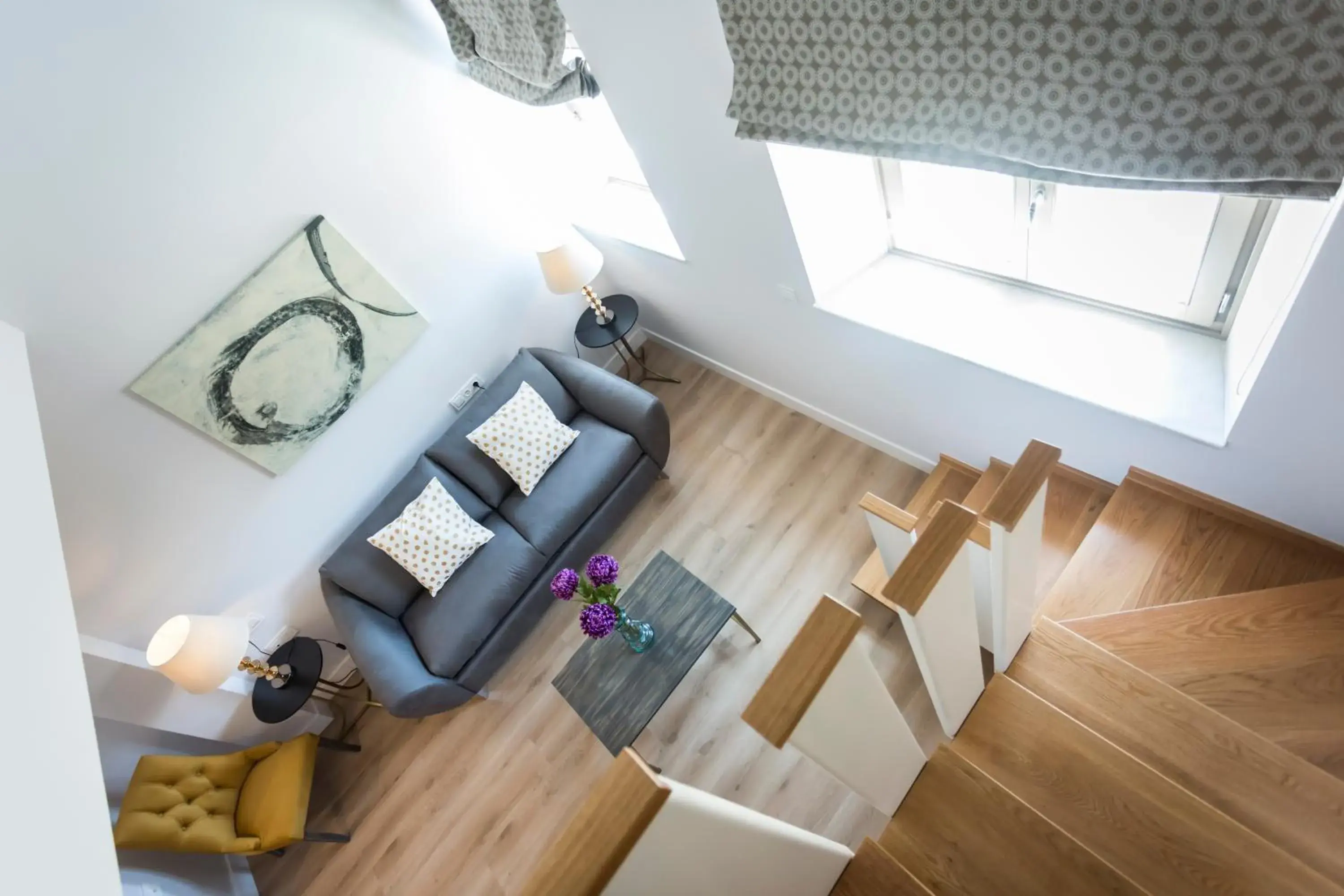 Living room in Casa de la Merced Suites Living room in Casa de la Merced Suites