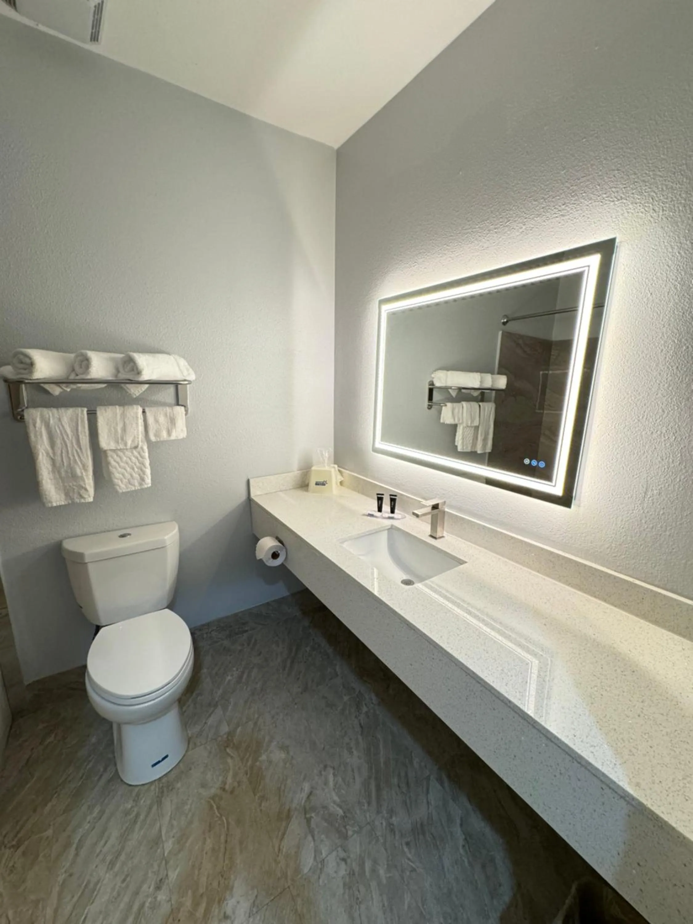 Bathroom in Americas Best Value Inn & Suites Haltom City Ft. Worth