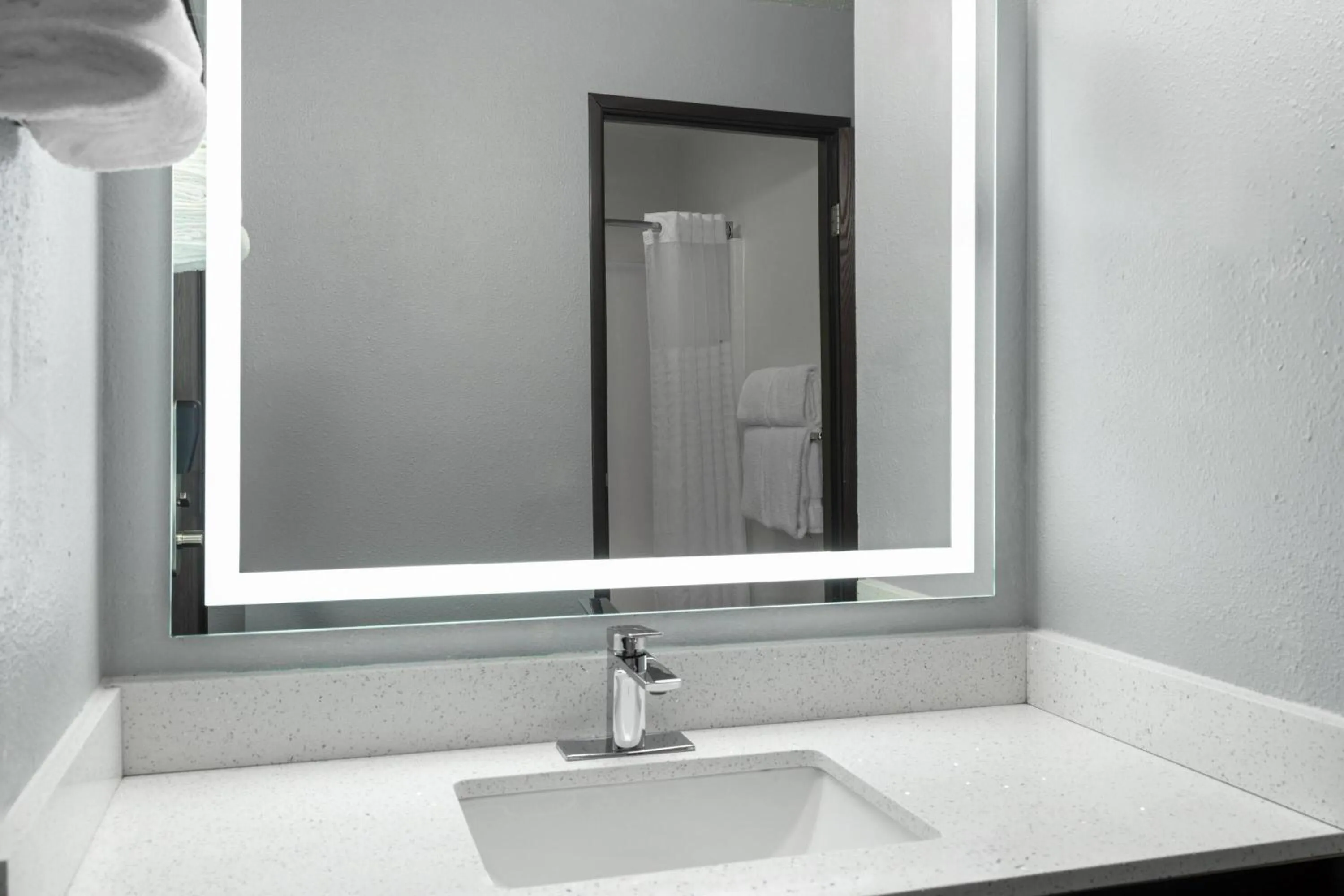 Bathroom in Baymont by Wyndham Duluth Spirit Mountain