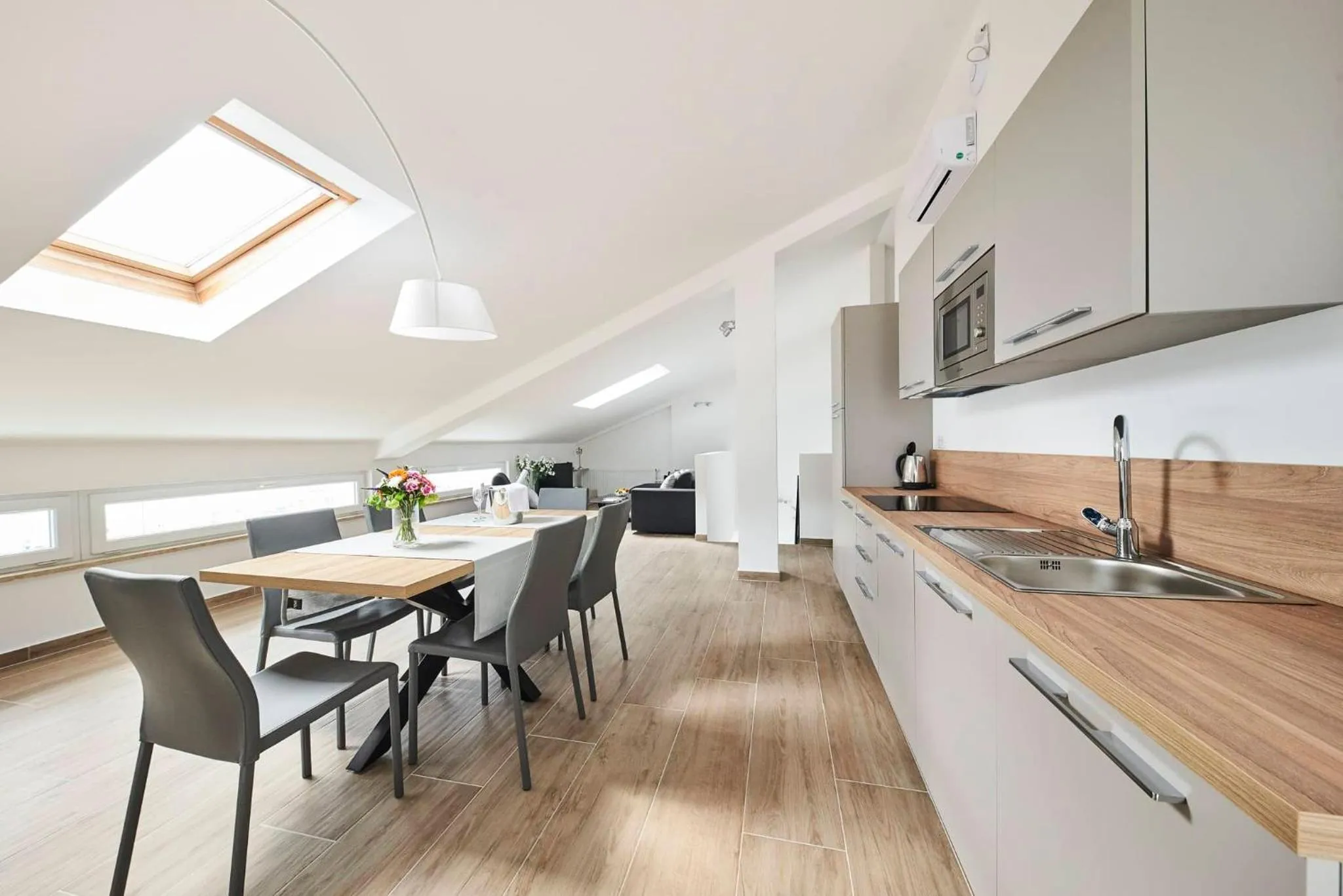 Kitchen or kitchenette in Ribarska Koliba Resort