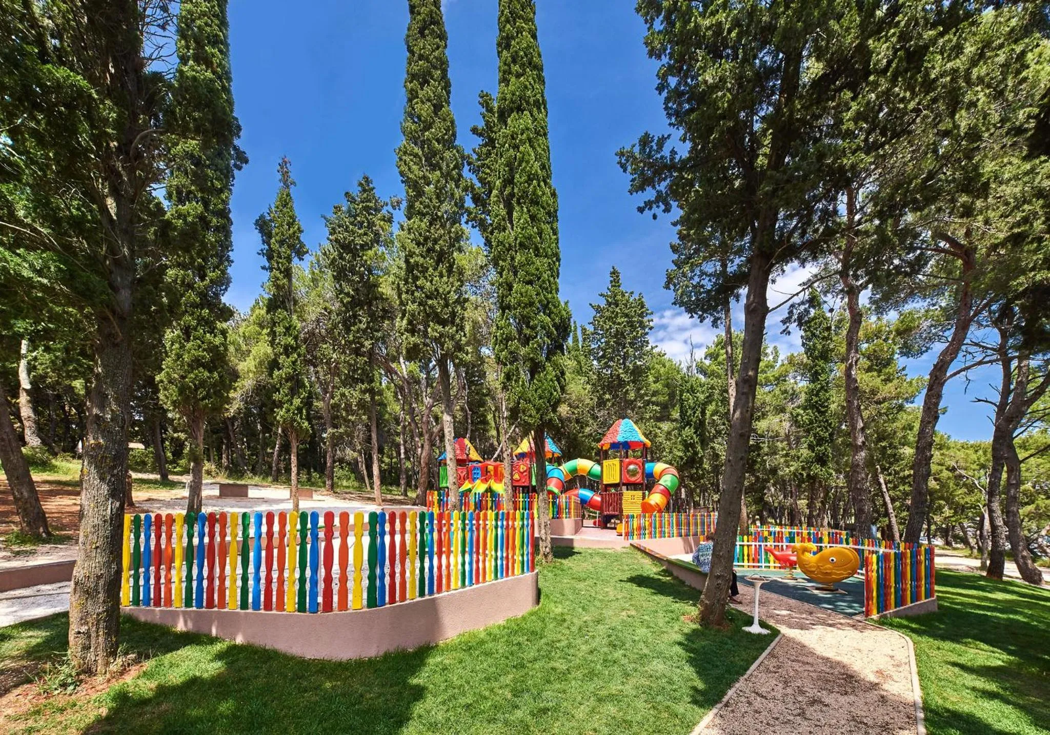 Children play ground in Ribarska Koliba Resort