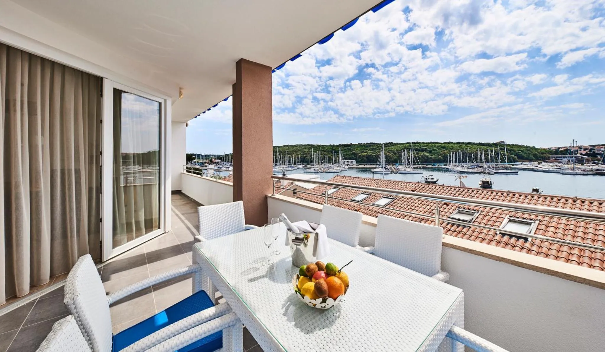 Balcony/Terrace in Ribarska Koliba Resort