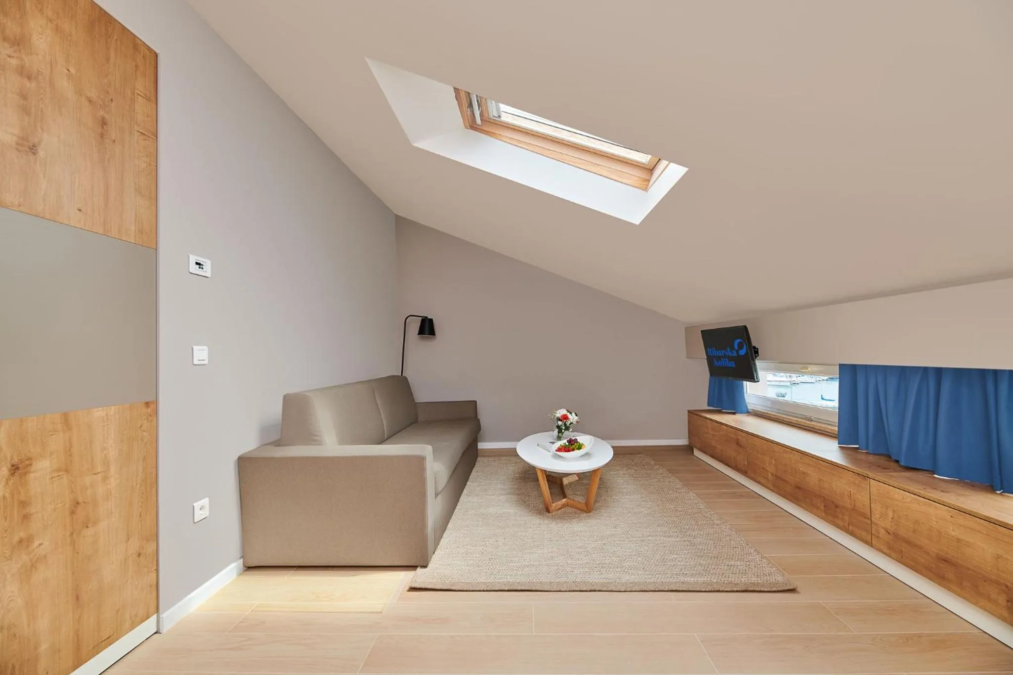 Living room, Bed in Ribarska Koliba Resort