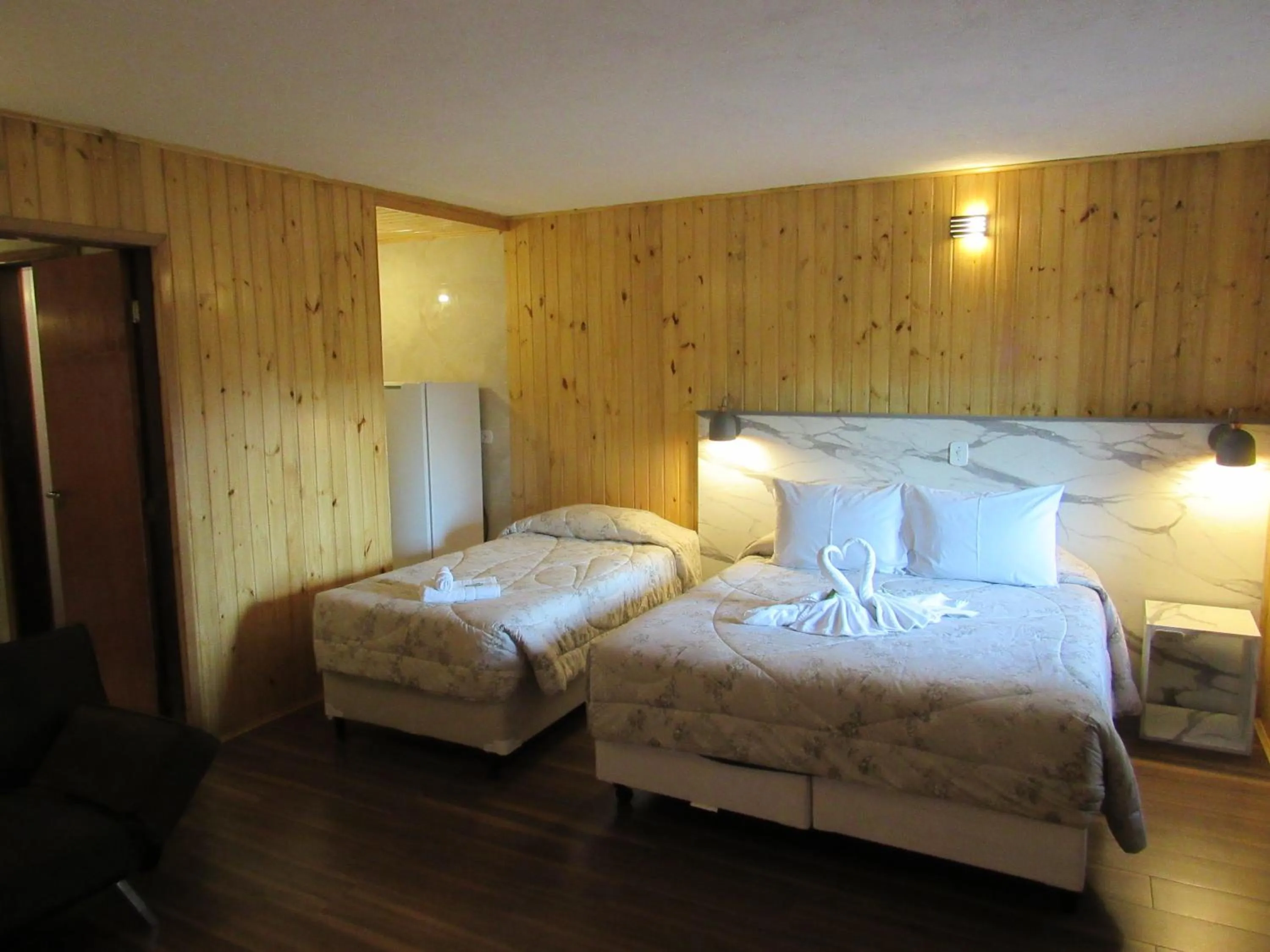 Bed in Golden Forest Pousada