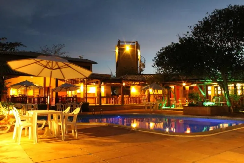 Pool view in Pousada Bichelenga