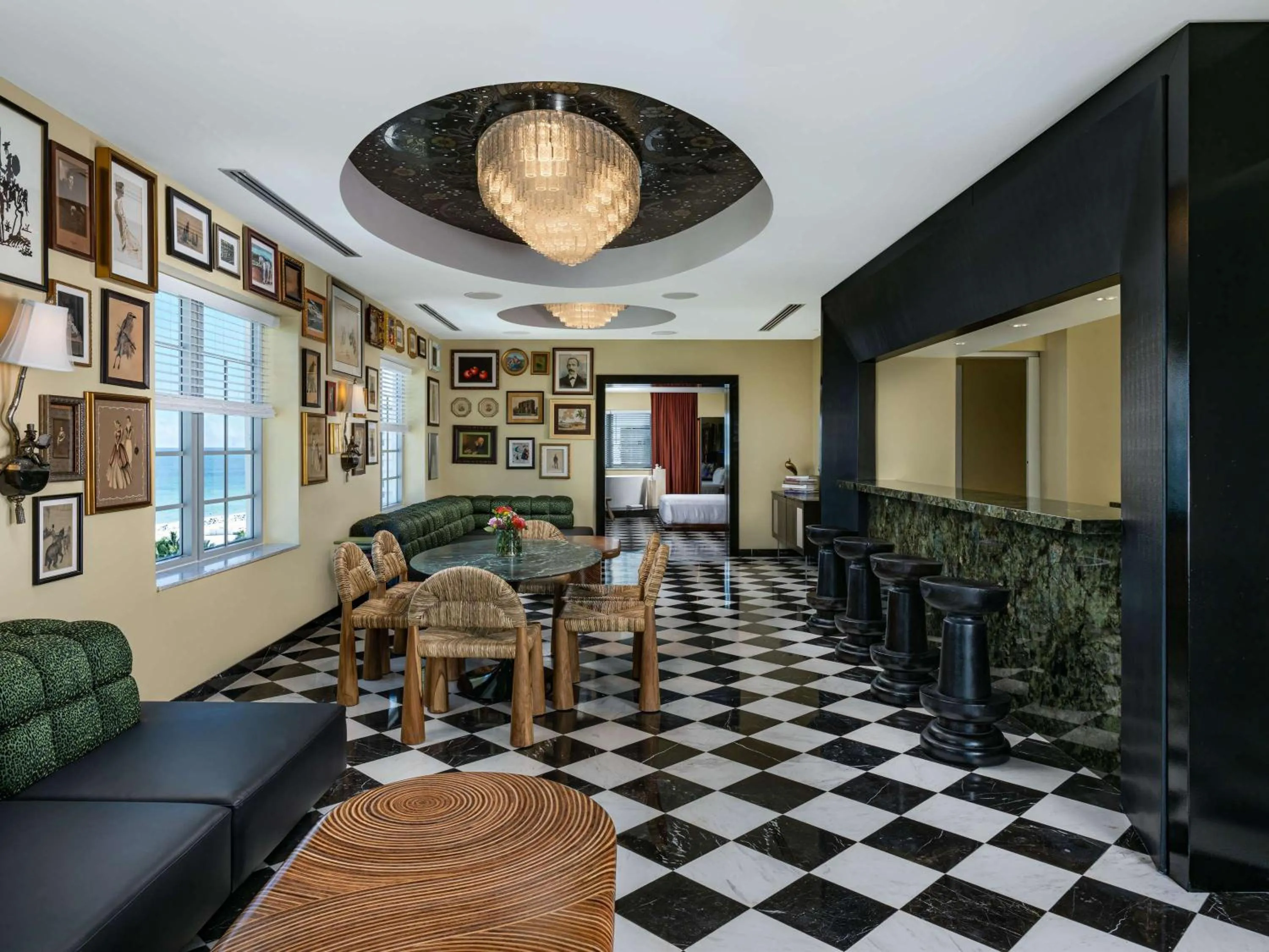 Bedroom in SLS South Beach