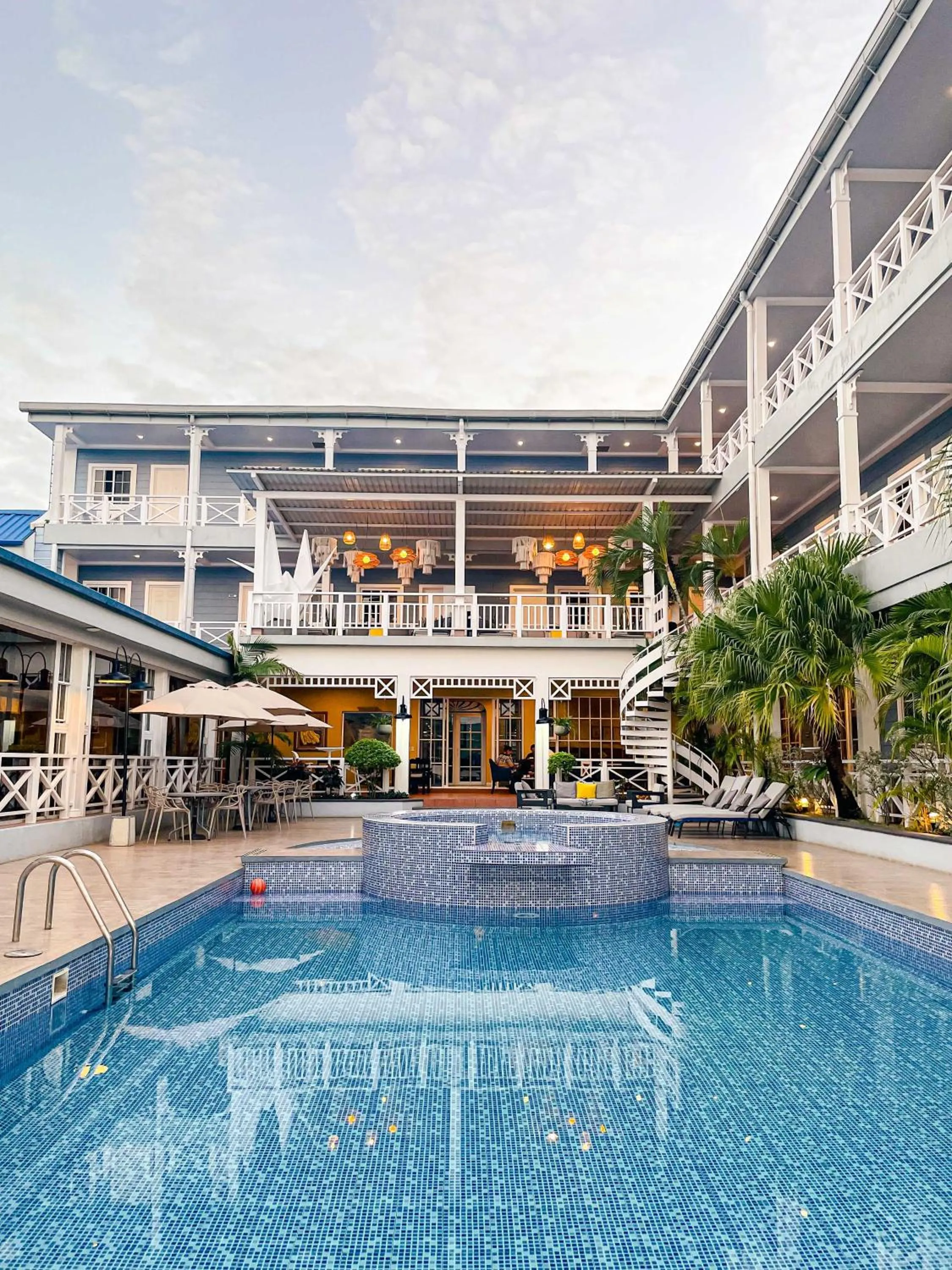 Swimming pool in Hotel Casona del Lago