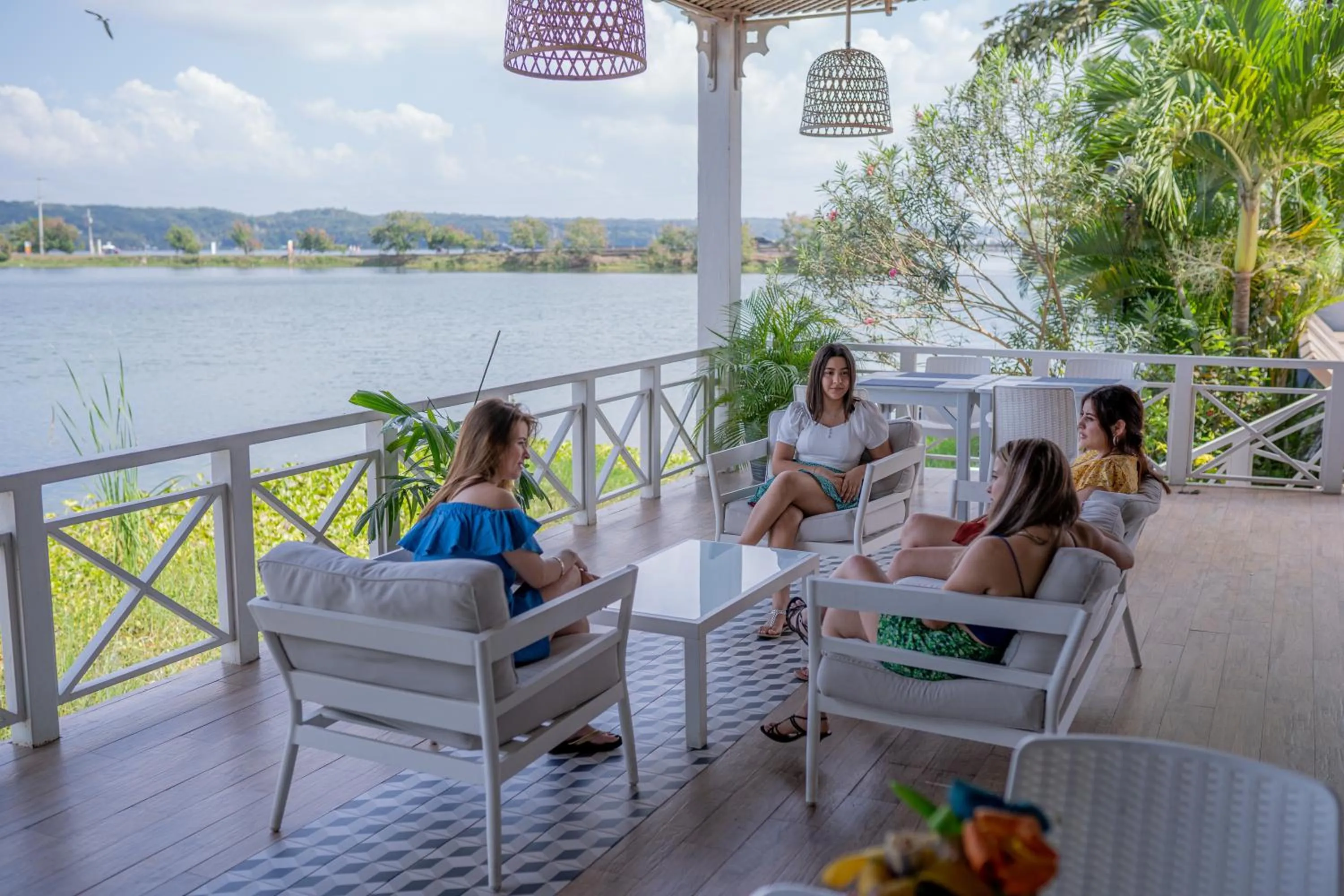 Living room in Hotel Casona del Lago