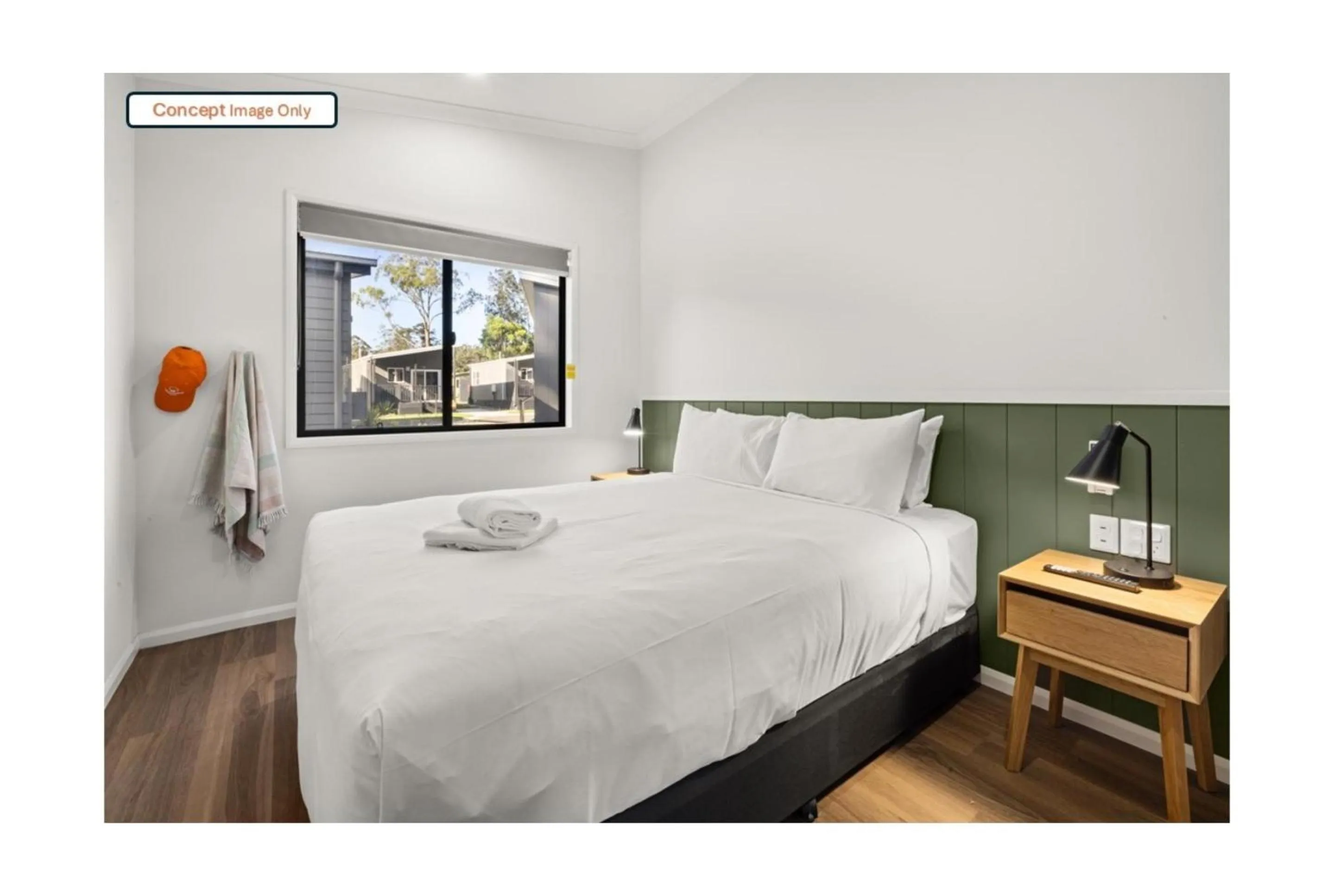 Bedroom, Bed in Discovery Parks - Clare