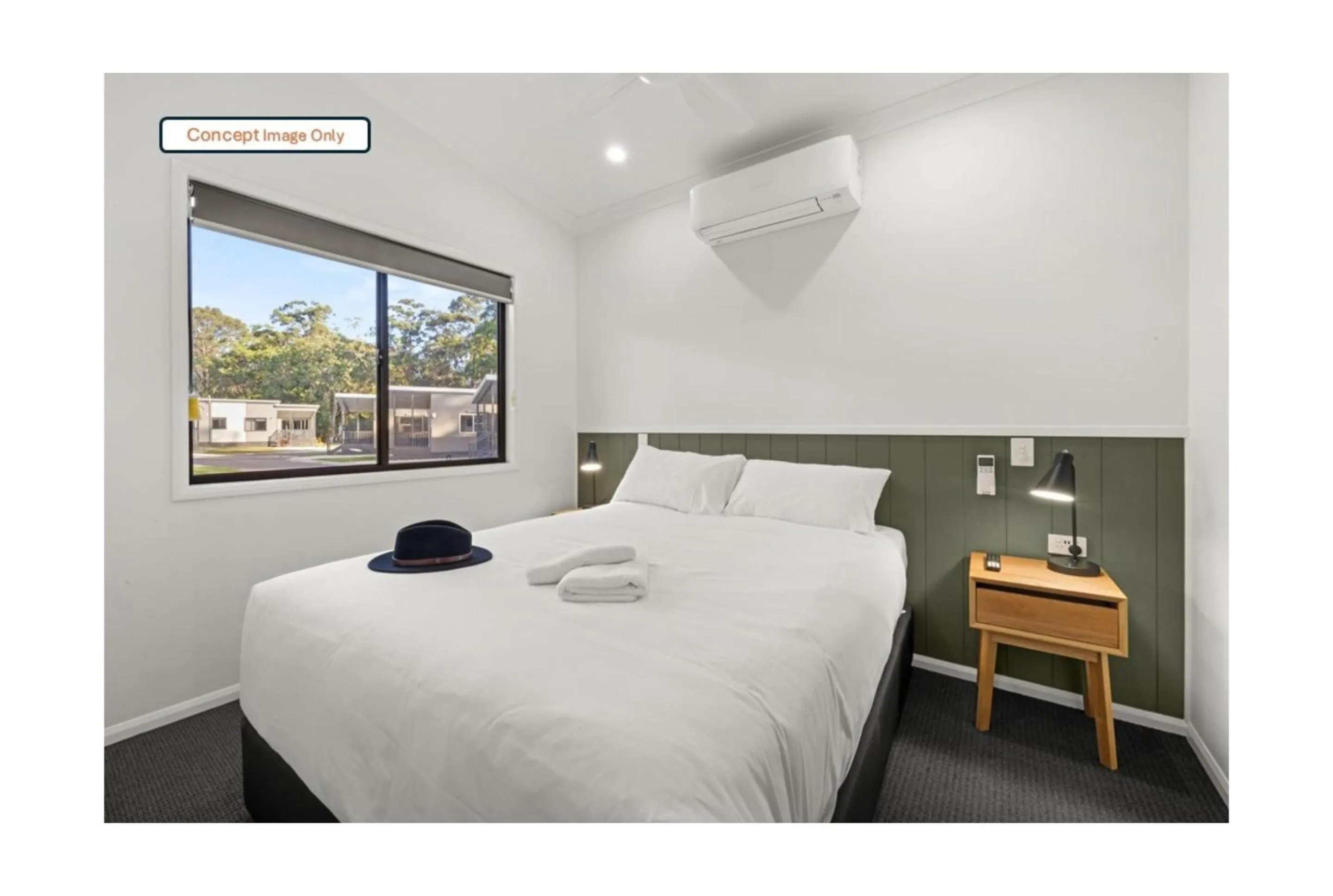 Bedroom, Bed in Discovery Parks - Clare