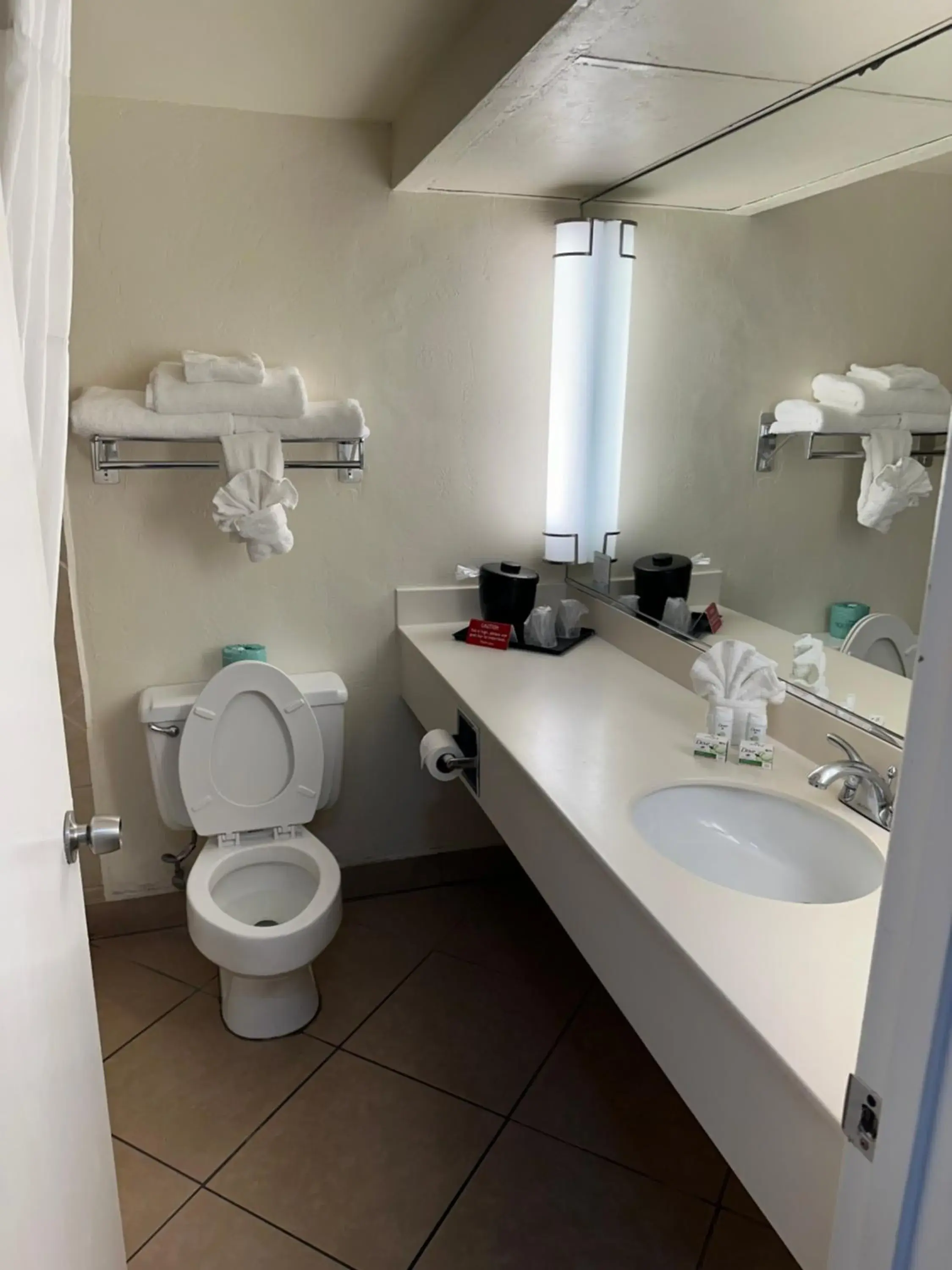 Bathroom in Ramada by Wyndham Las Cruces Hotel & Conference Center Bathroom in Ramada by Wyndham Las Cruces Hotel & Conference Center