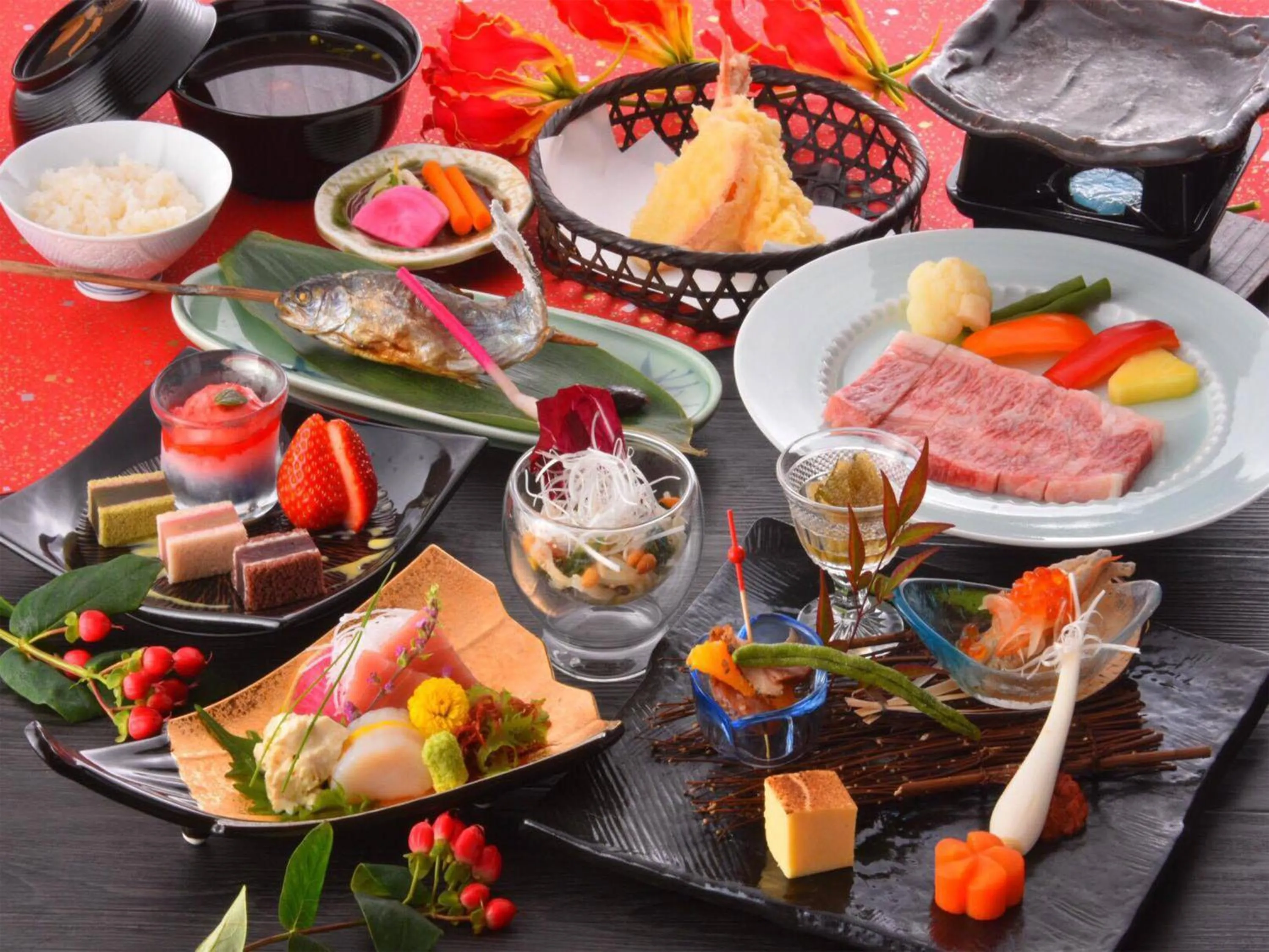 Food and drinks in Okunikko Konishi Hotel