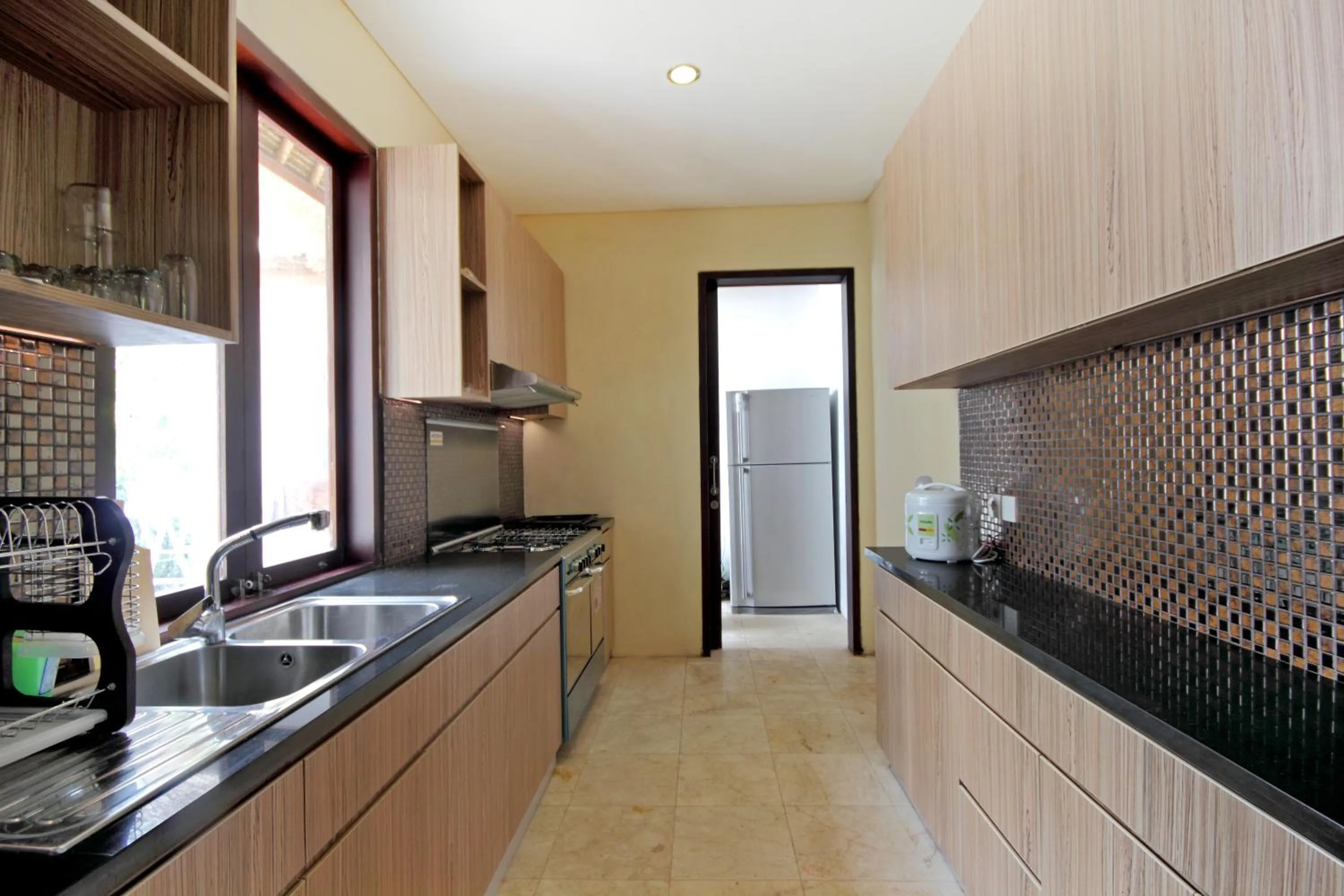 Kitchen or kitchenette in Villa Amrita