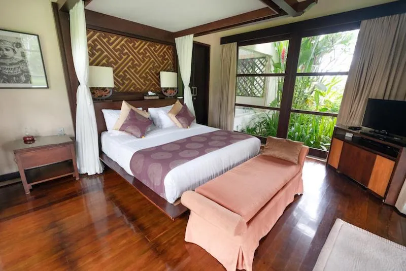 Bed in Villa Amrita