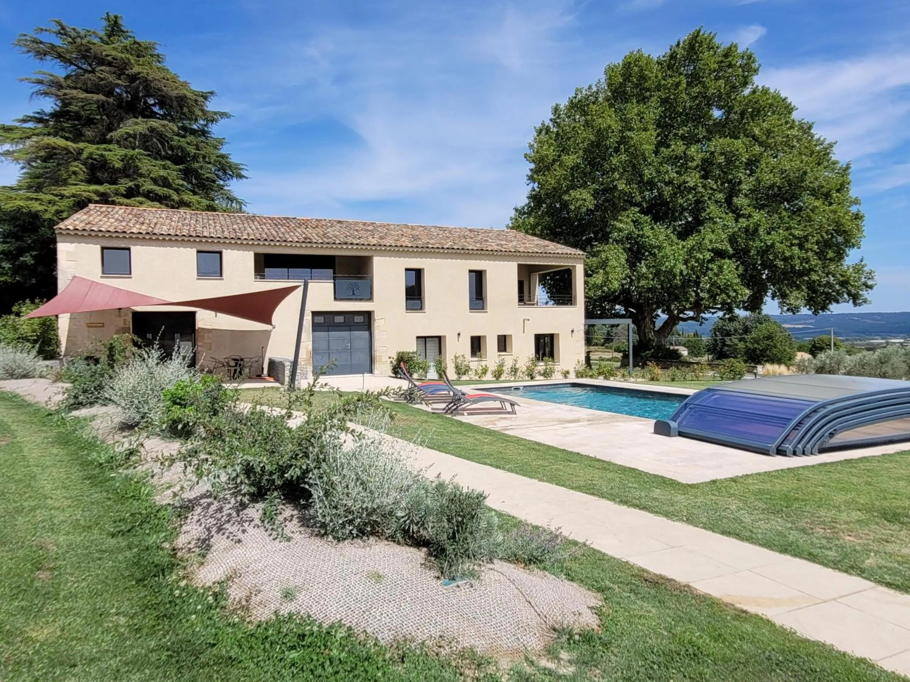 Natural landscape in la bastide de l'adrech