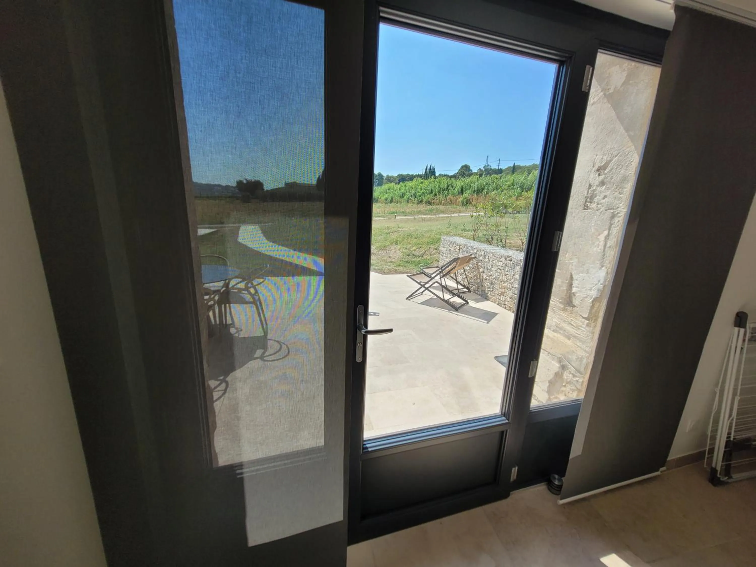 Inner courtyard view in la bastide de l'adrech