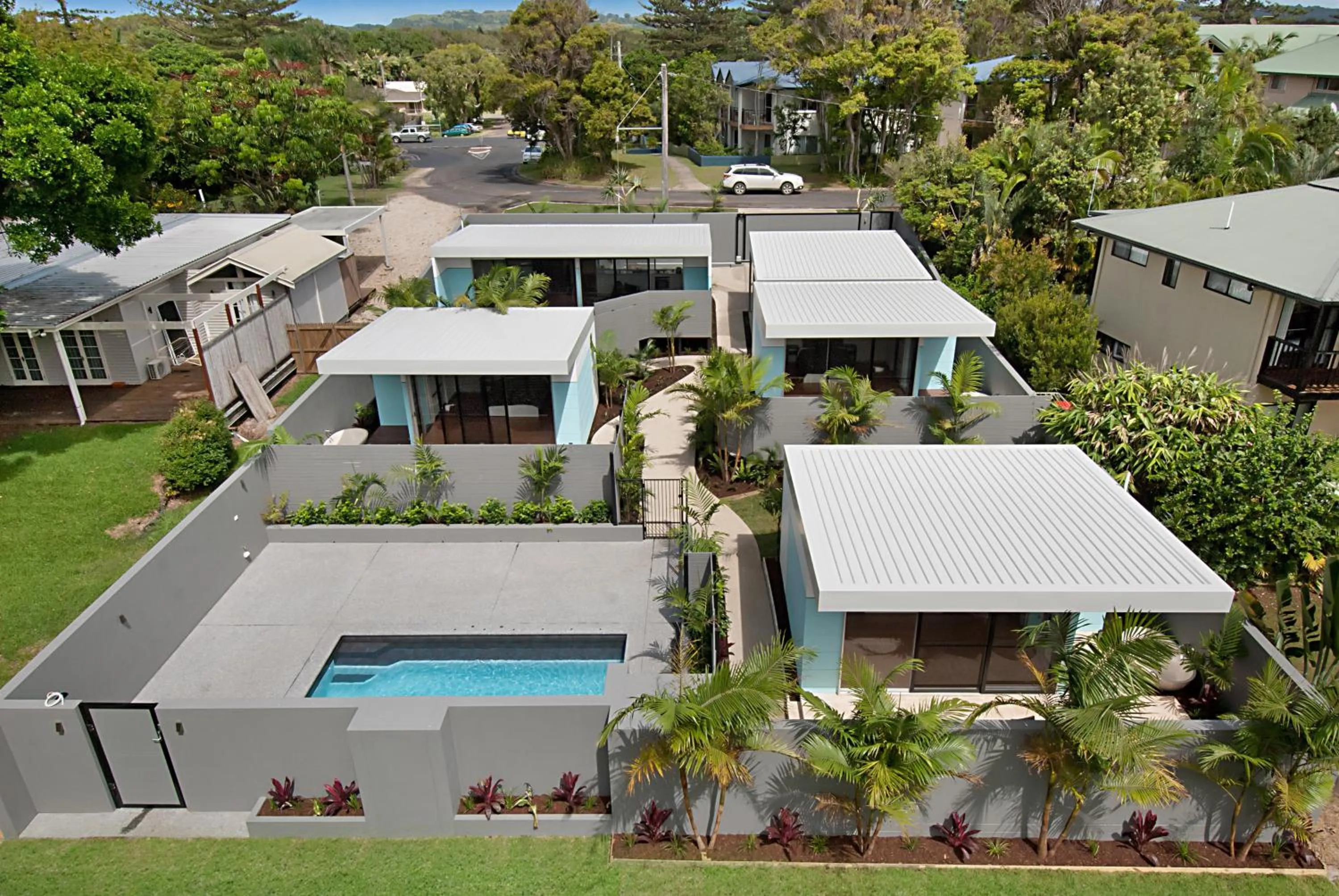 Bird's eye view in Cavvanbah - Byron Bay
