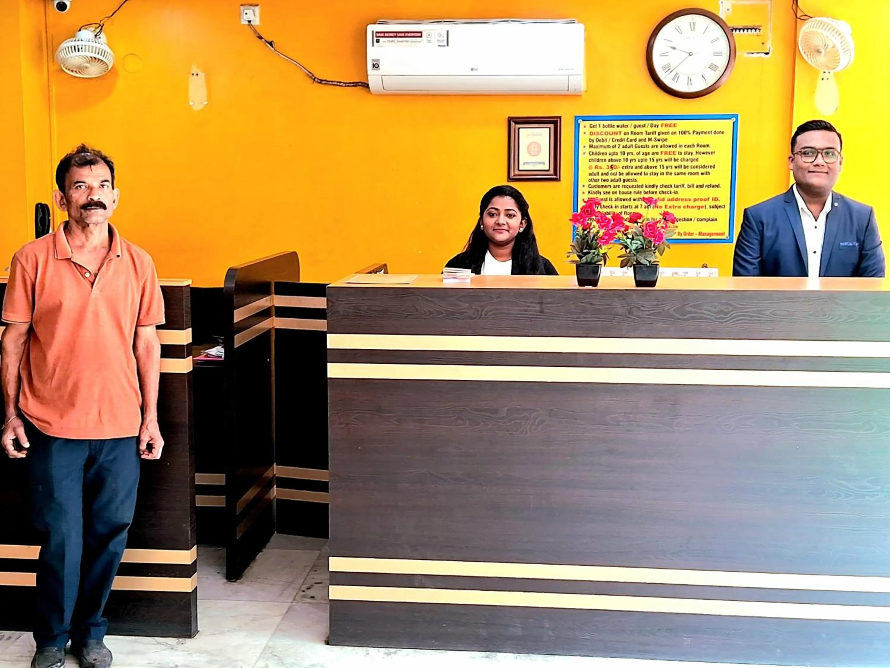 Lobby or reception in Janata Hotel