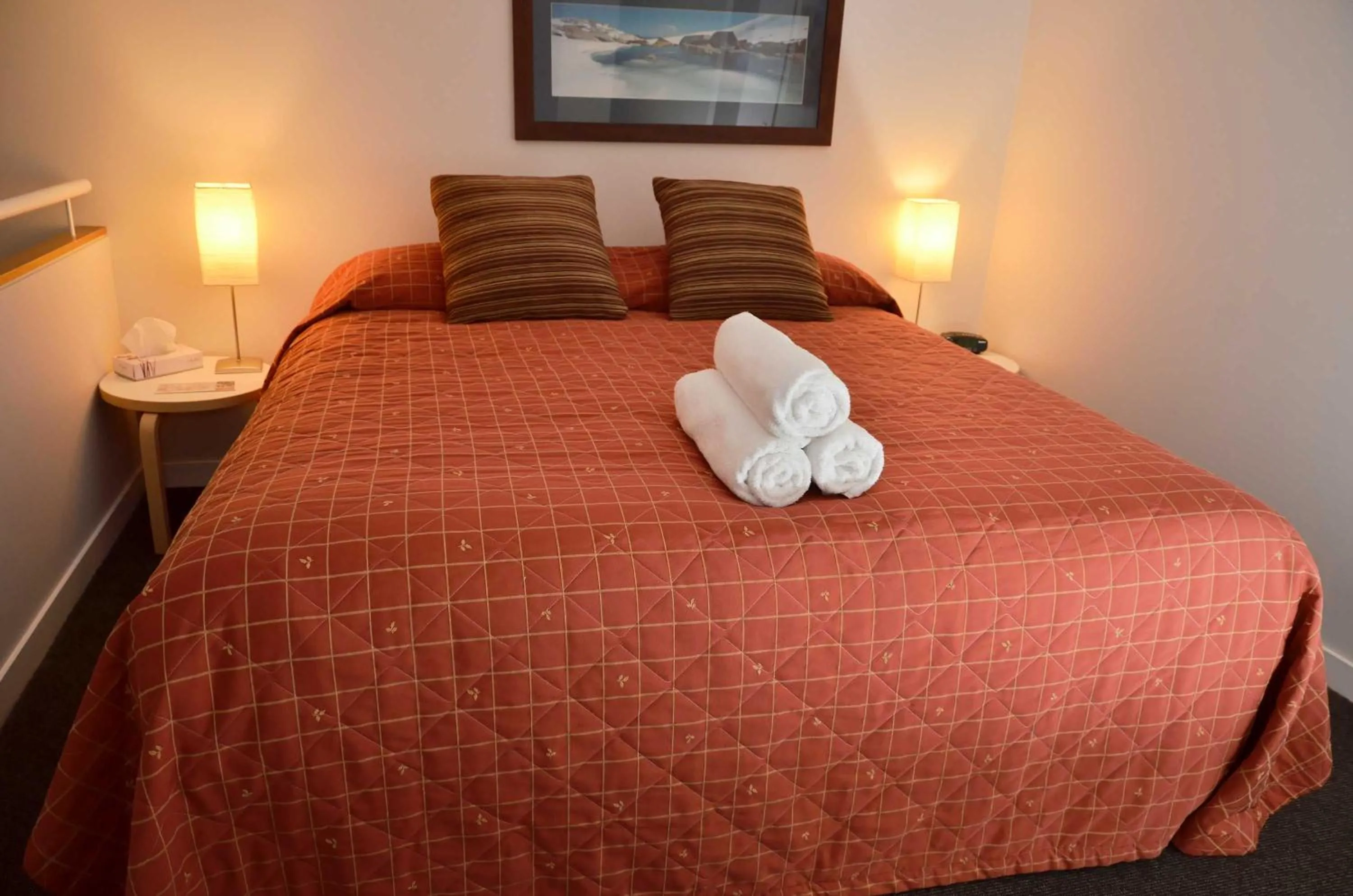 Bed in Squatters Run Apartments