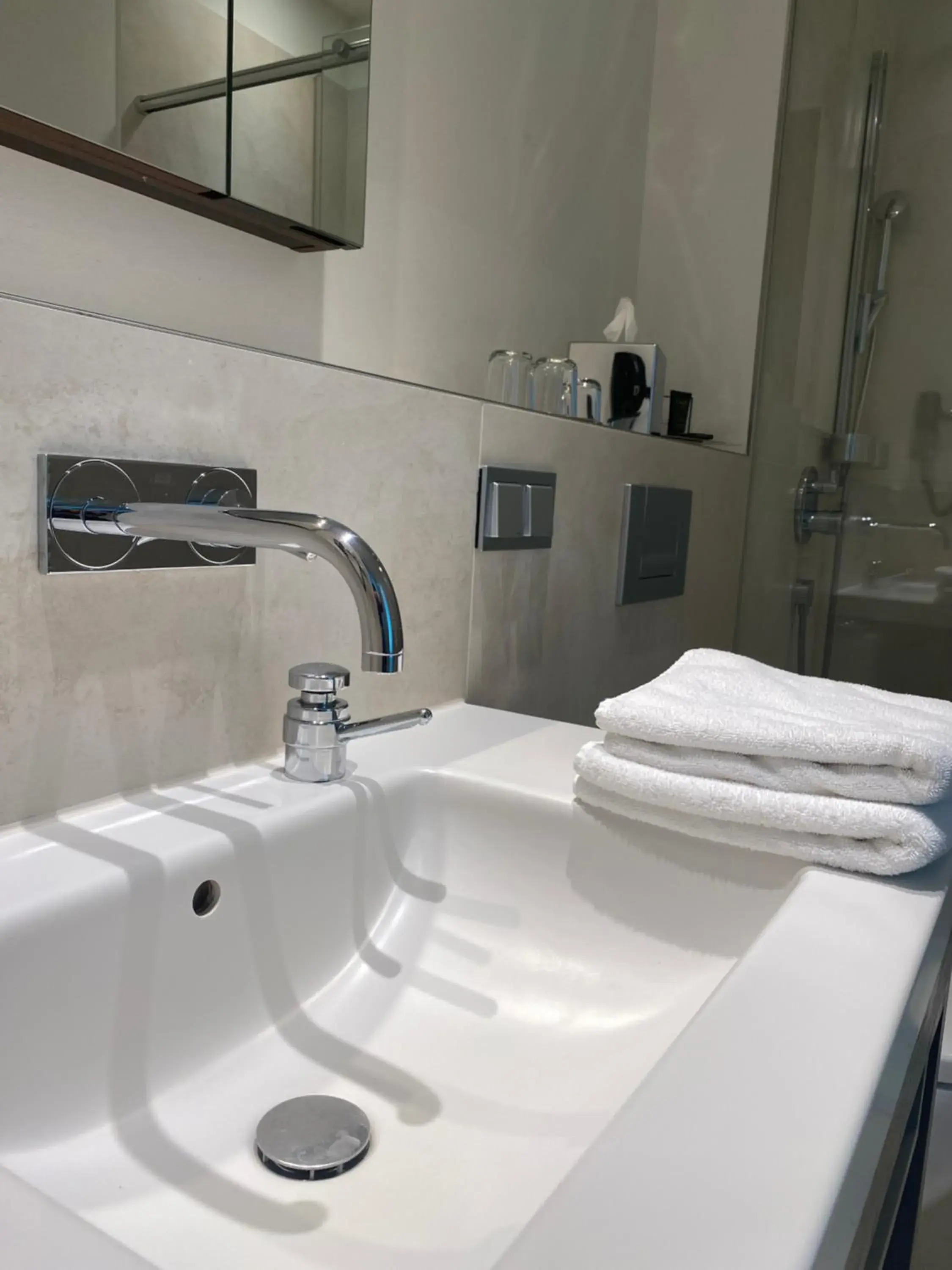 Bathroom in Hotel Eberhards am Wasser Bathroom in Hotel Eberhards am Wasser