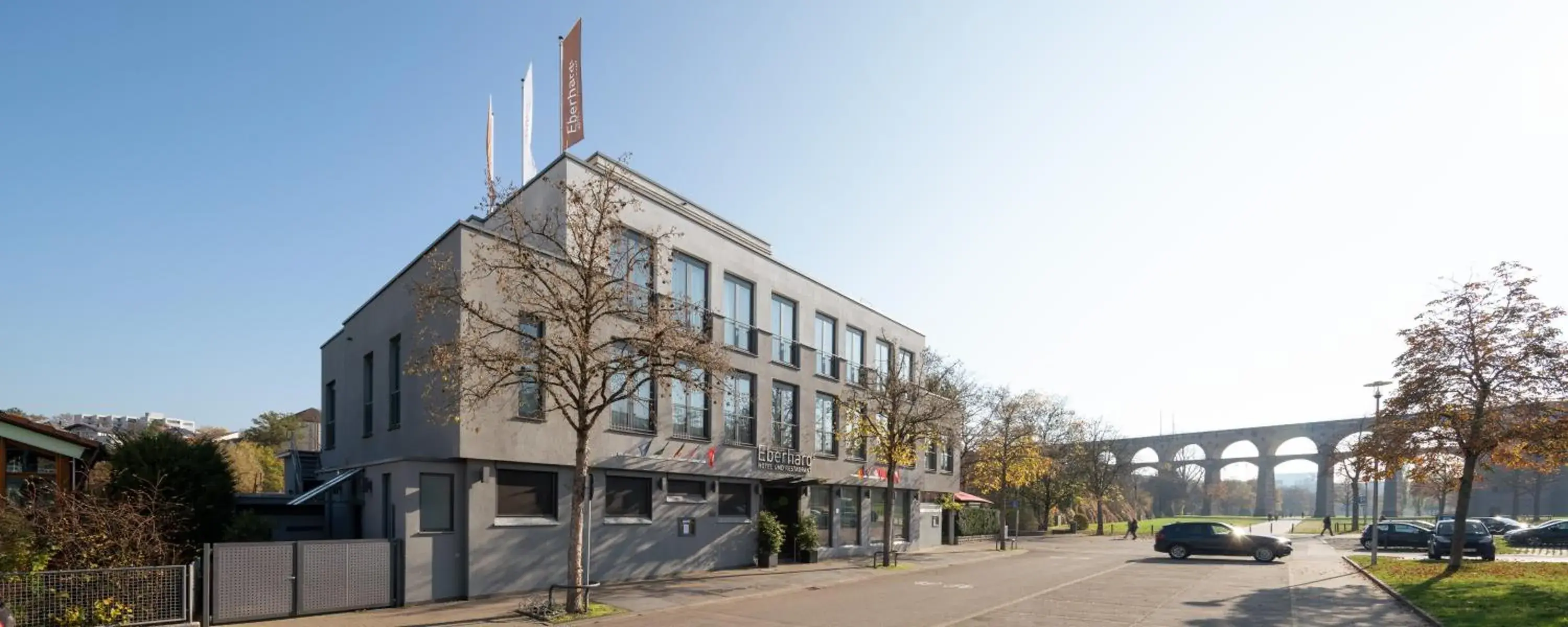 Property building in Hotel Eberhards am Wasser Property building in Hotel Eberhards am Wasser